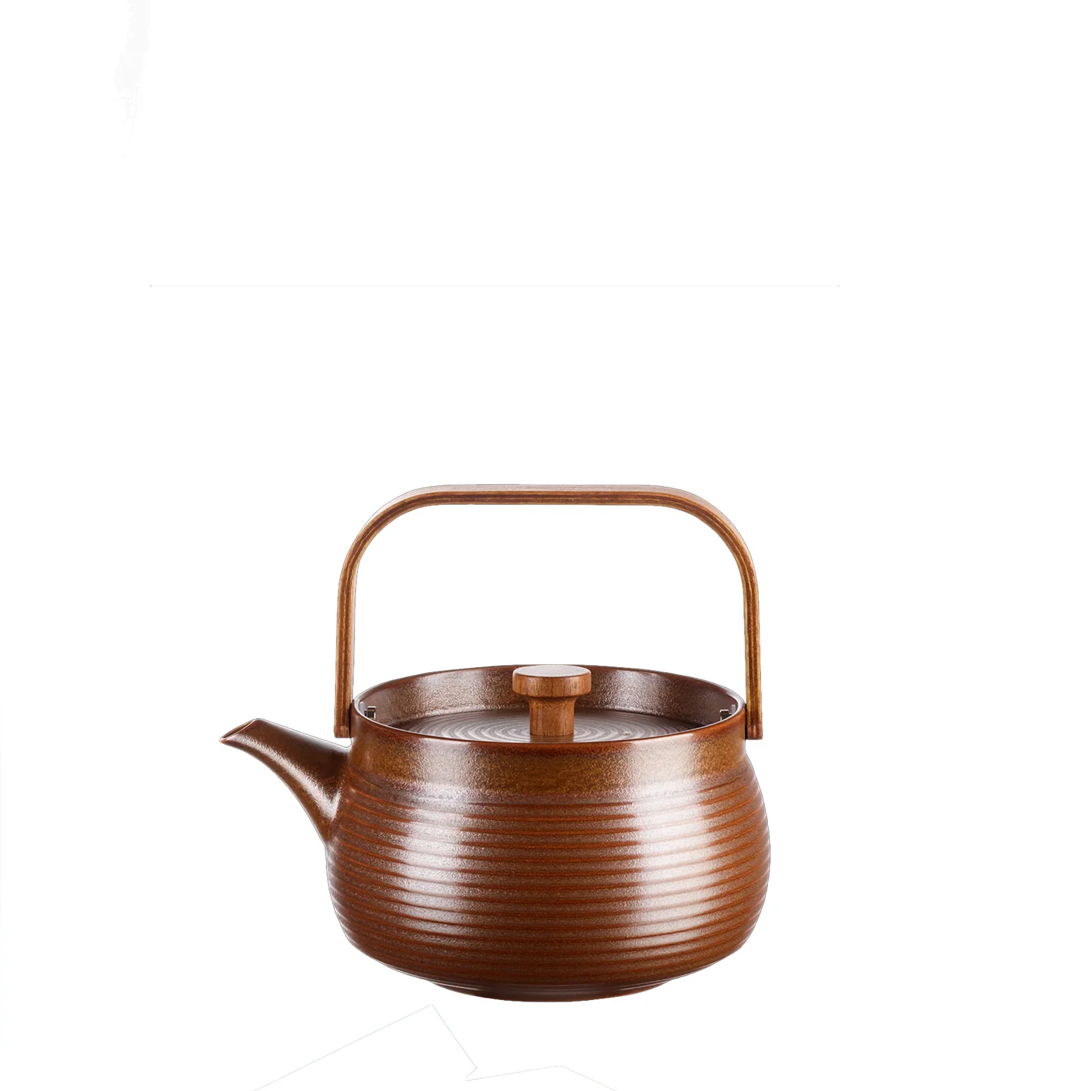 Tekande med træhåndtag Japandi - 0.6 L - Image 3
