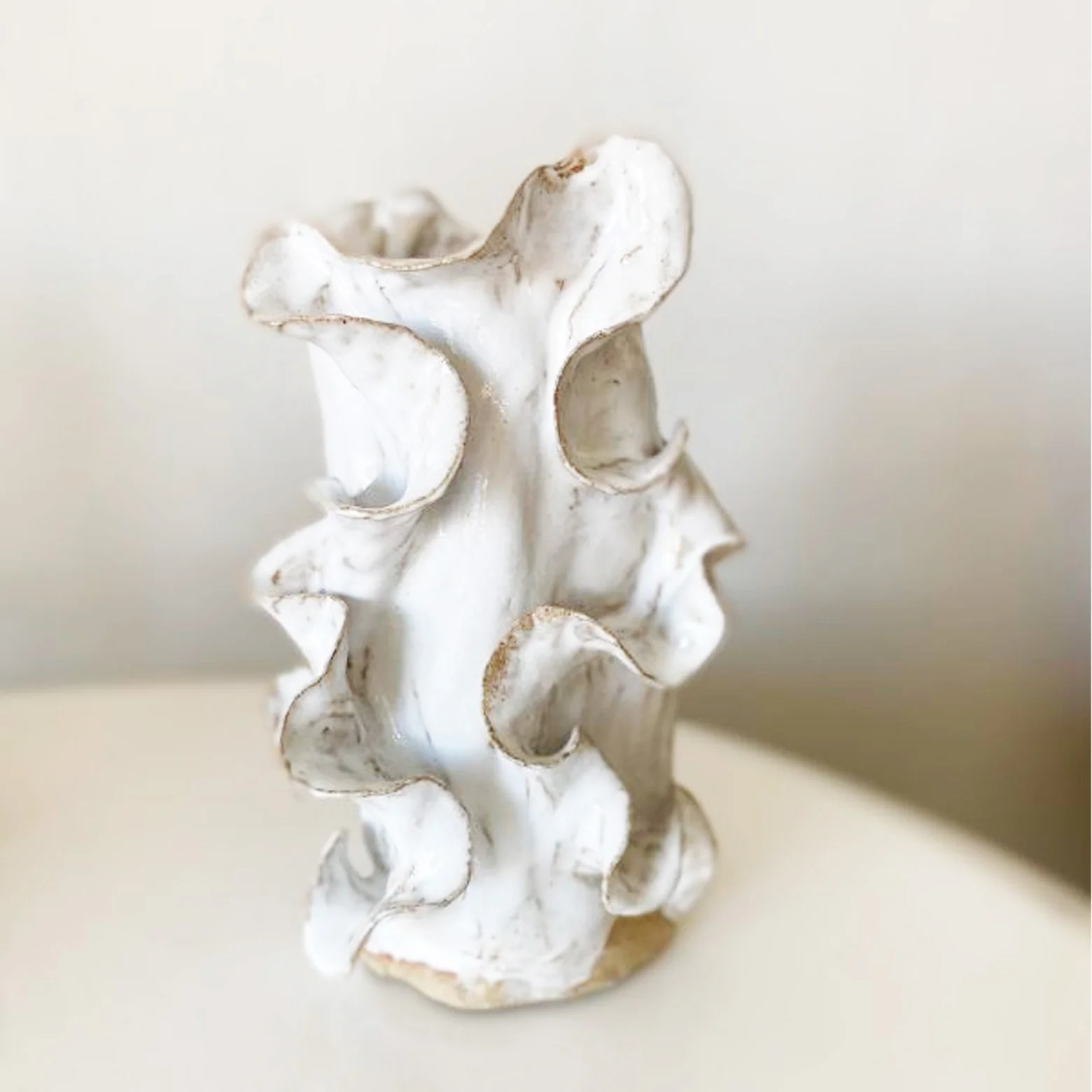 Vinge skulptur vase - lille - Image 2