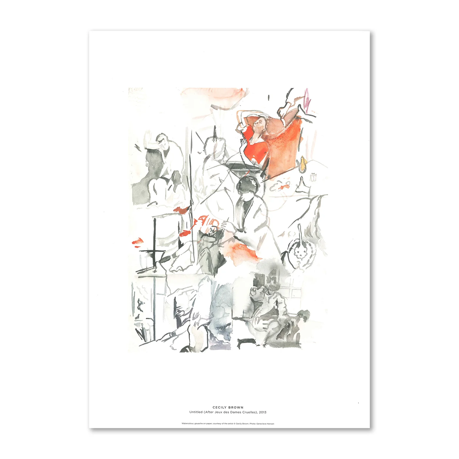 Cecily Brown – Untitled (After Jeux des Dames Cruelles) (2013)