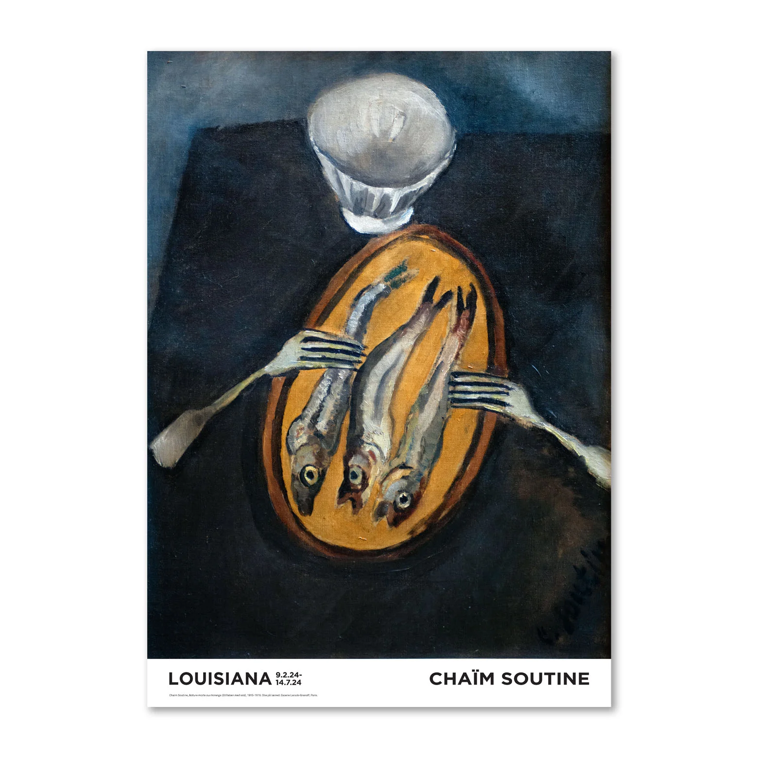 Chaïm Soutine – Nature morte aux harengs (Stilleben med sild) (1915-1916)