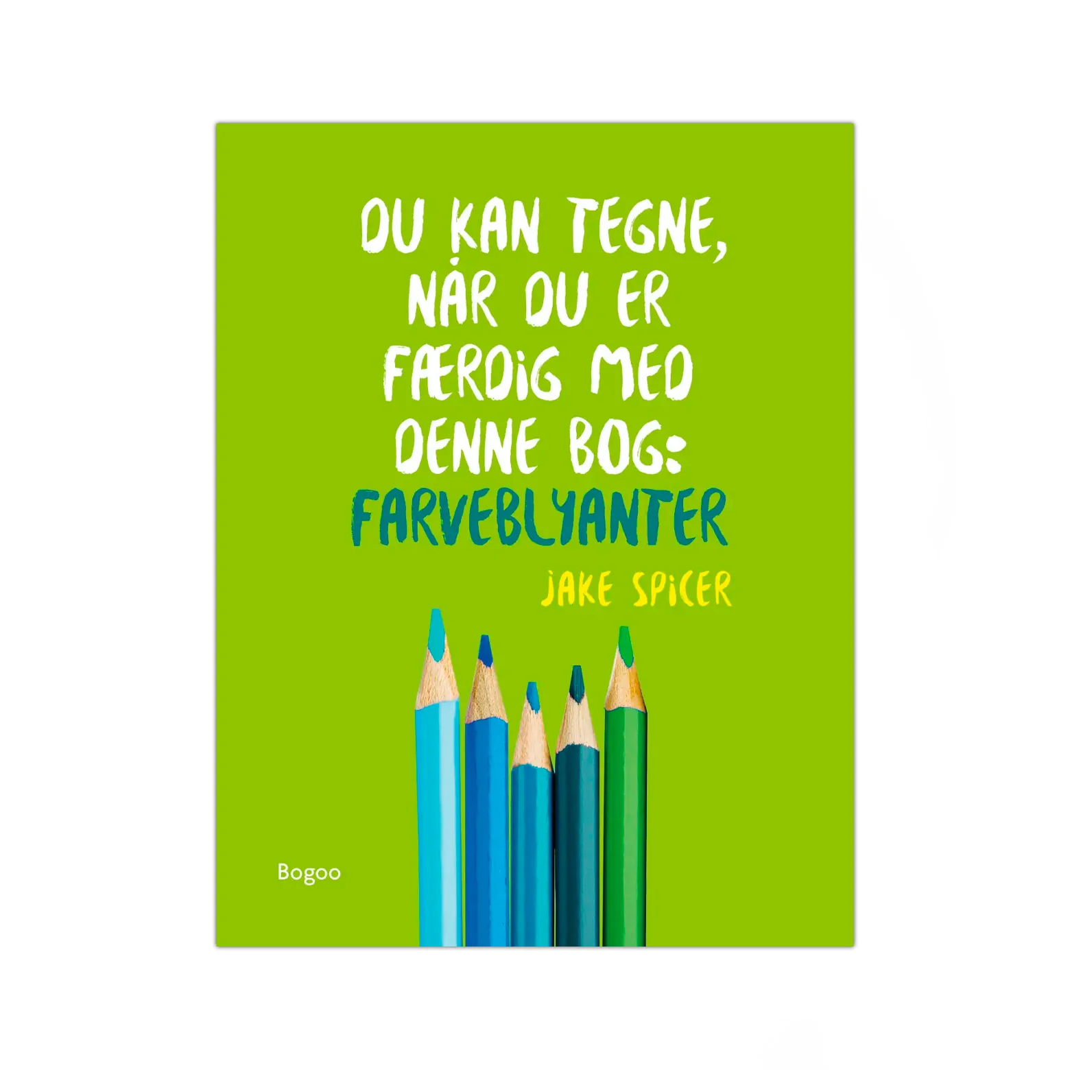 Du kan tegne når du er færdig med denne bog – farveblyanter
