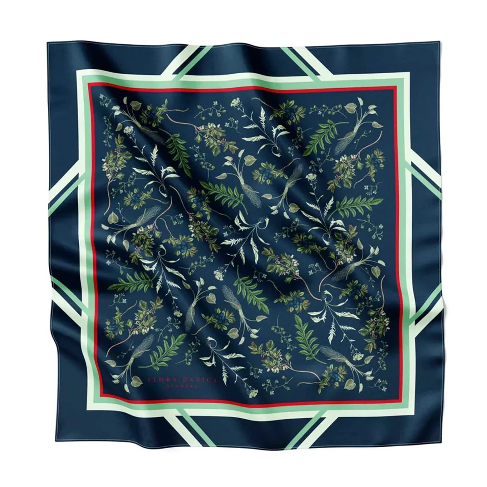 Flora Danica silketørklæde 53 x 53 cm - Image 12