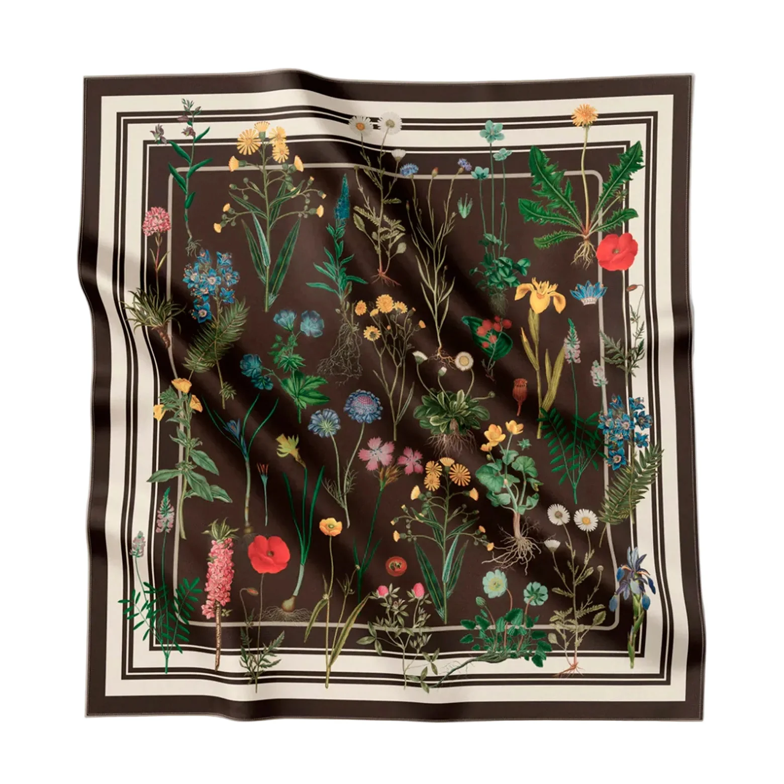 Flora Danica silketørklæde 53 x 53 cm - Image 3
