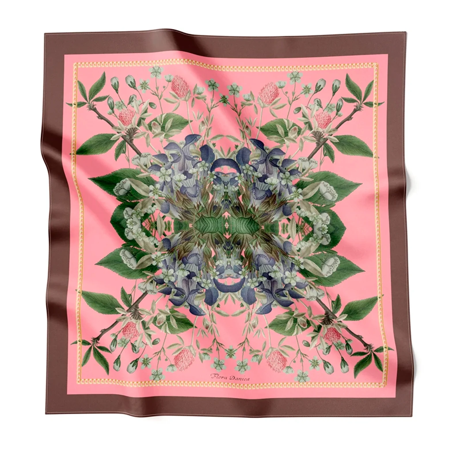 Flora Danica silketørklæde 53 x 53 cm - Image 6