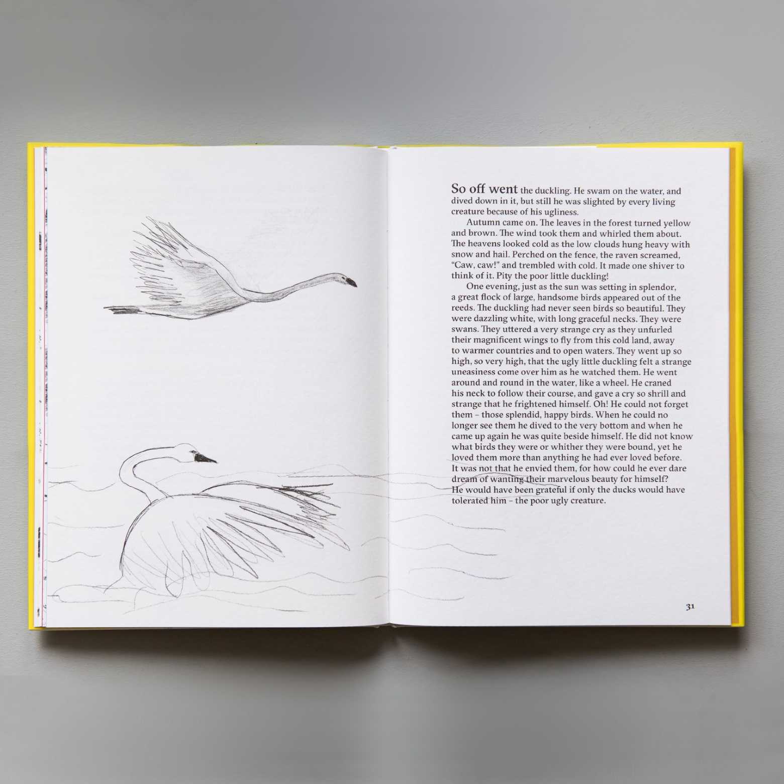 The ugly duckling illustreret af Marina Abramovic – engelsk - Image 2