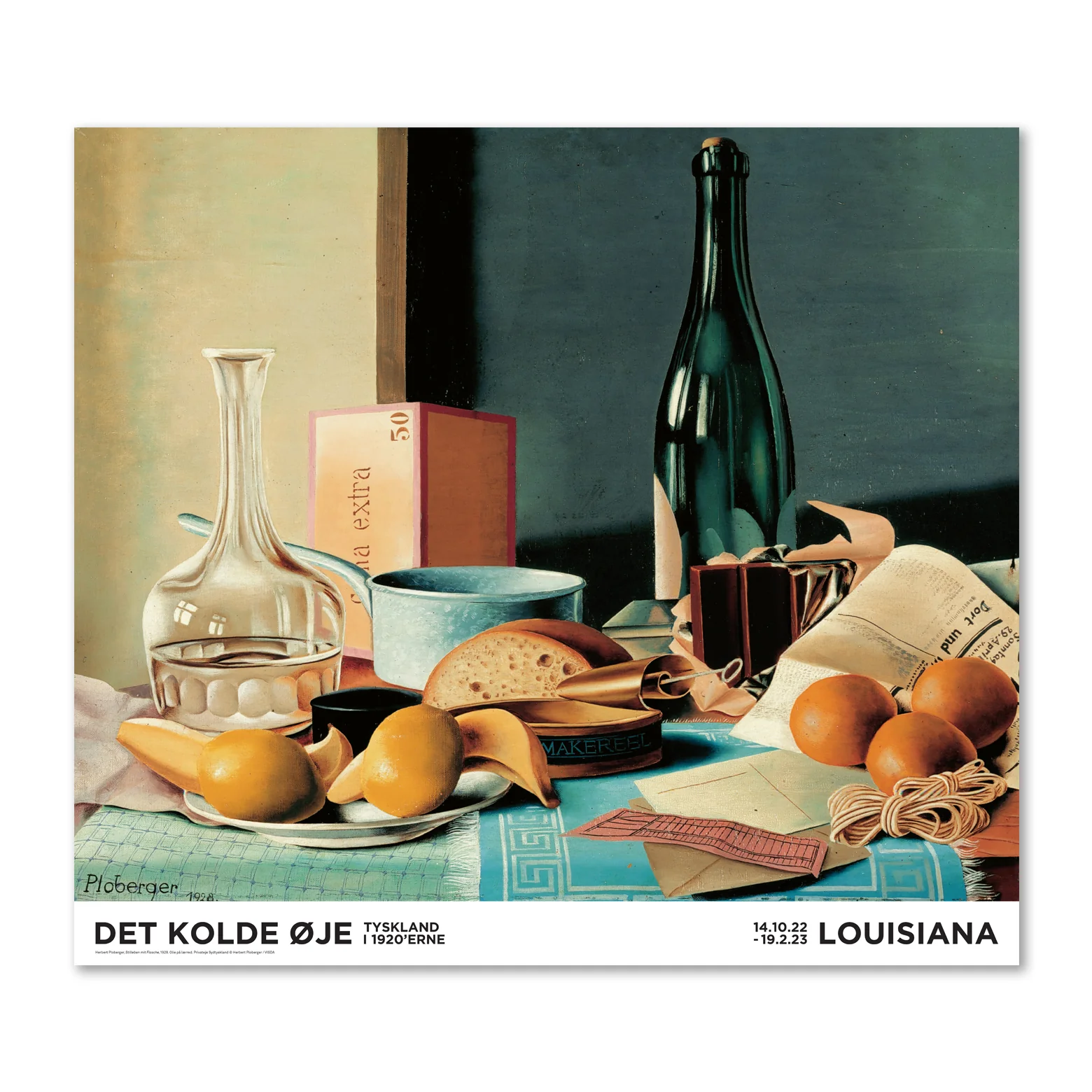 Herbert Ploberger – Stillleben mit Flasche (1928)