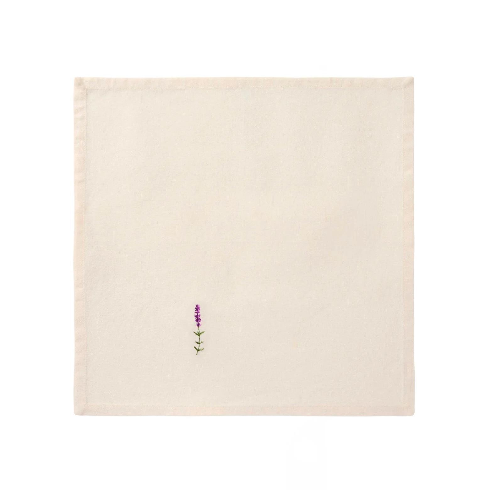 Stofserviet med broderet motiv - 40x40 cm - Image 5