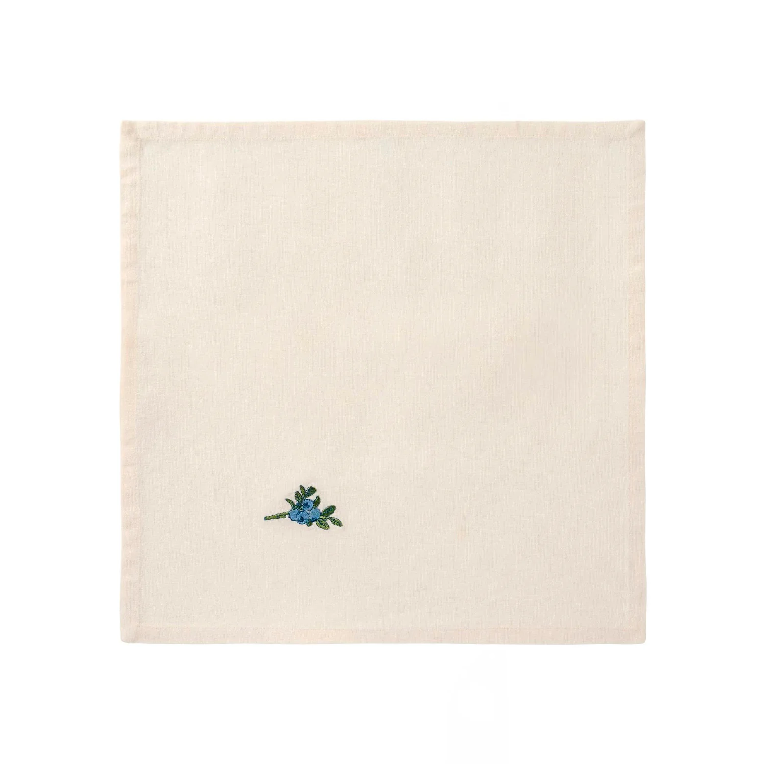 Stofserviet med broderet motiv - 40x40 cm - Image 6