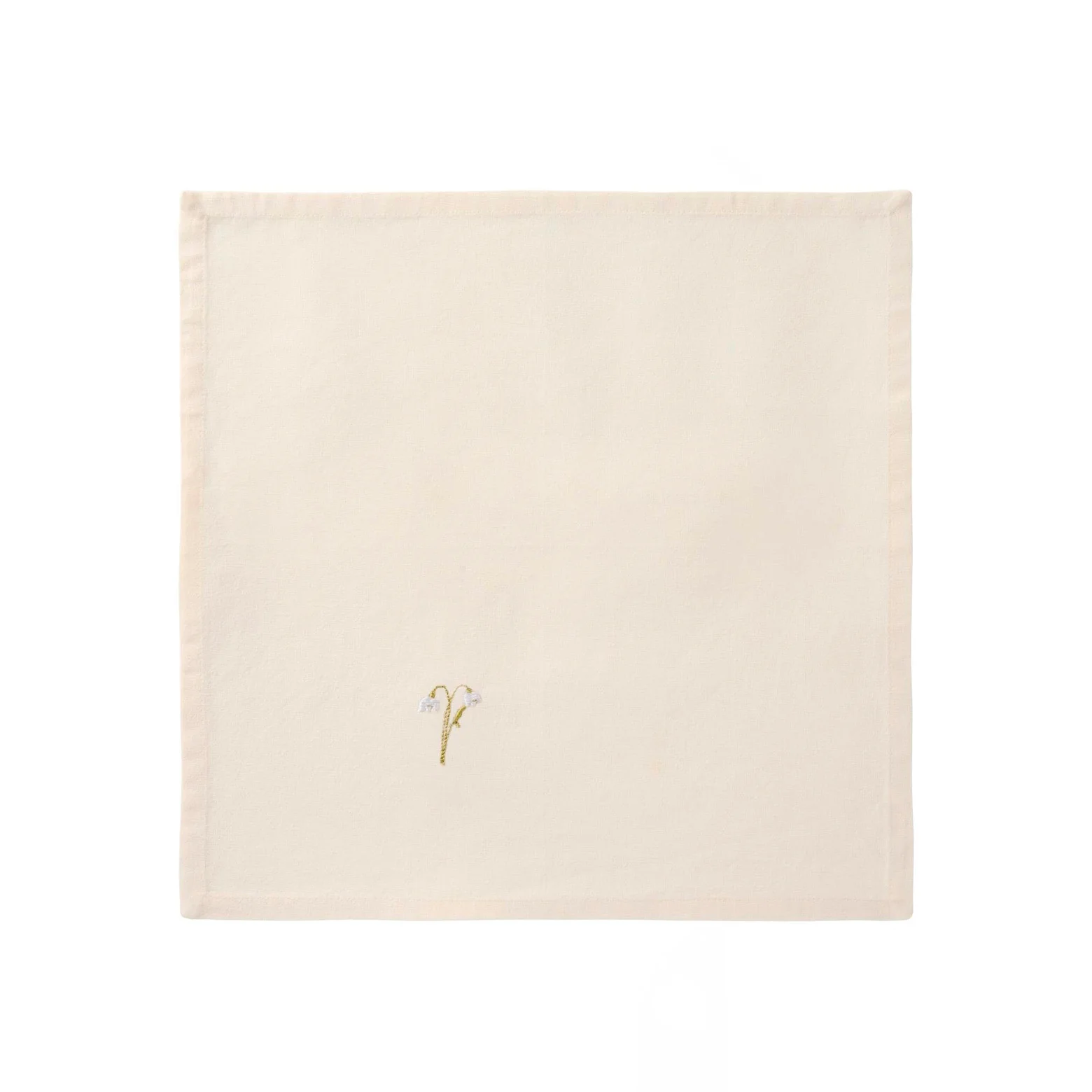 Stofserviet med broderet motiv - 40x40 cm - Image 9