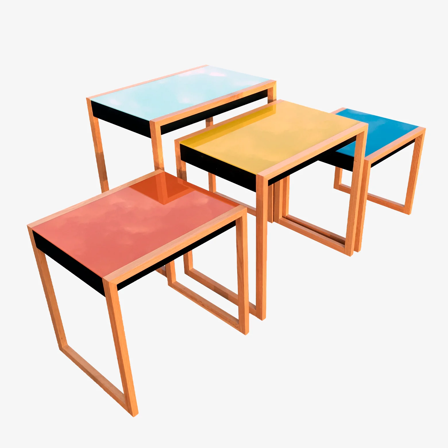 Nesting Tables af Josef Albers - Image 3