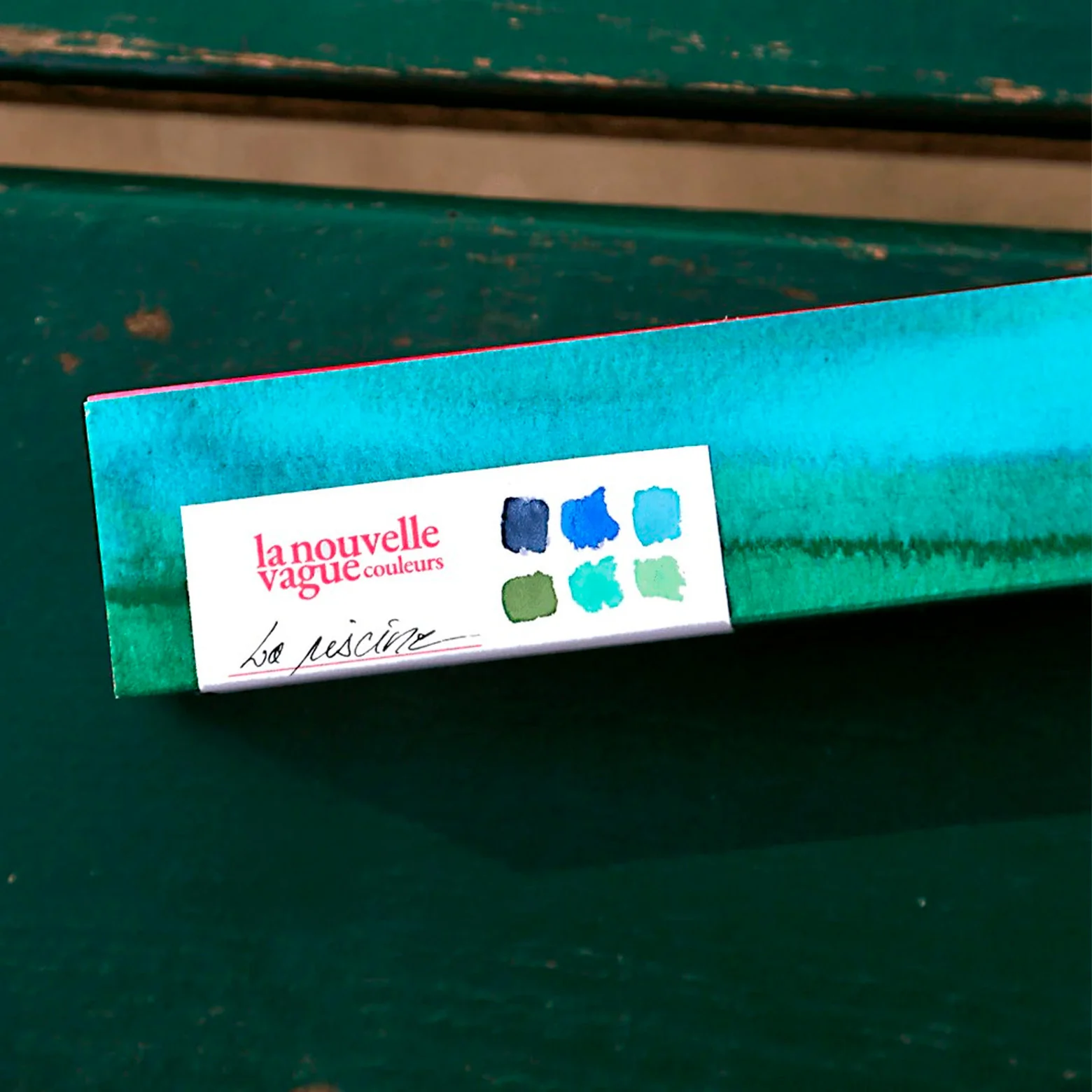 6 watercolors – La Piscine - Image 2