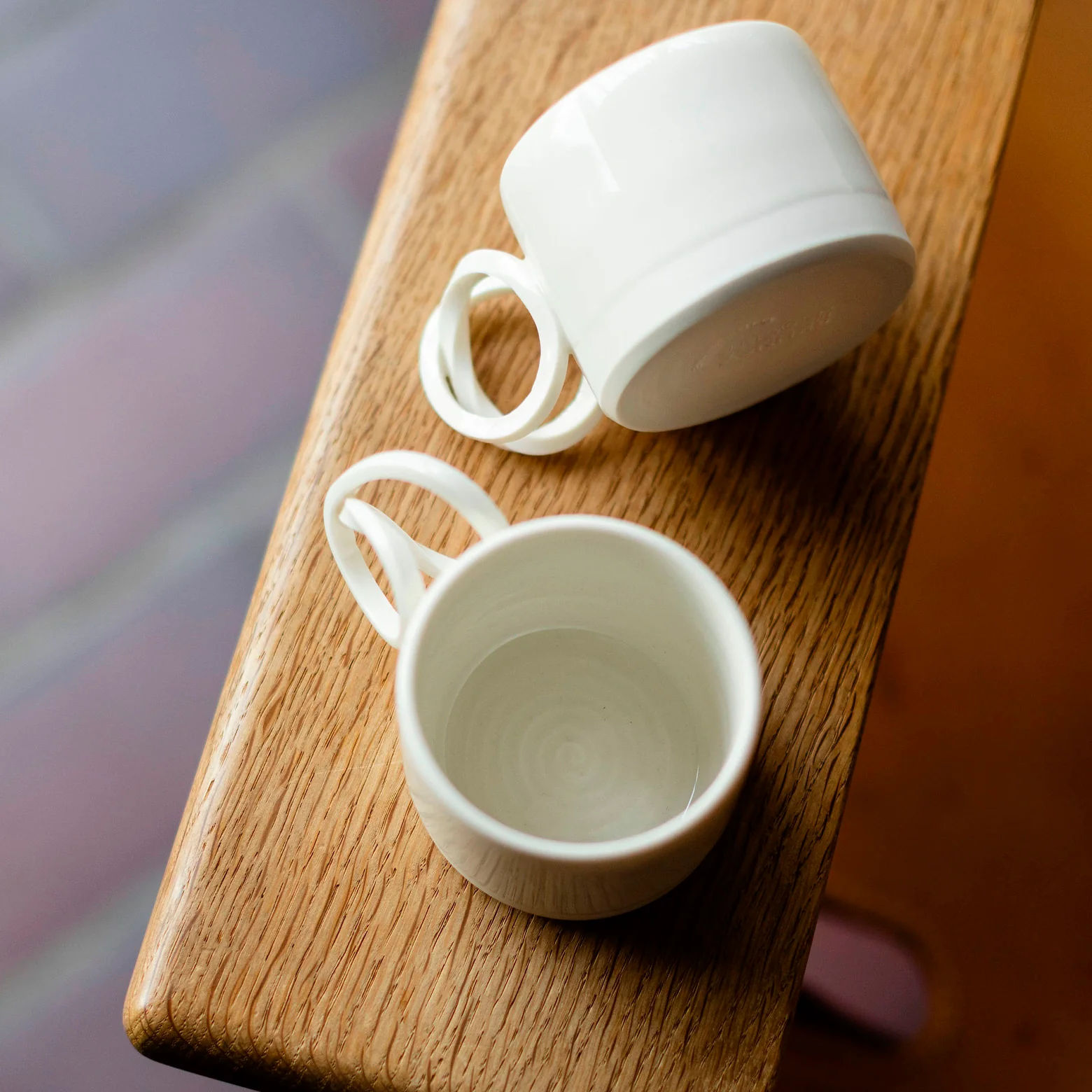 Snirkelkopper i porcelæn