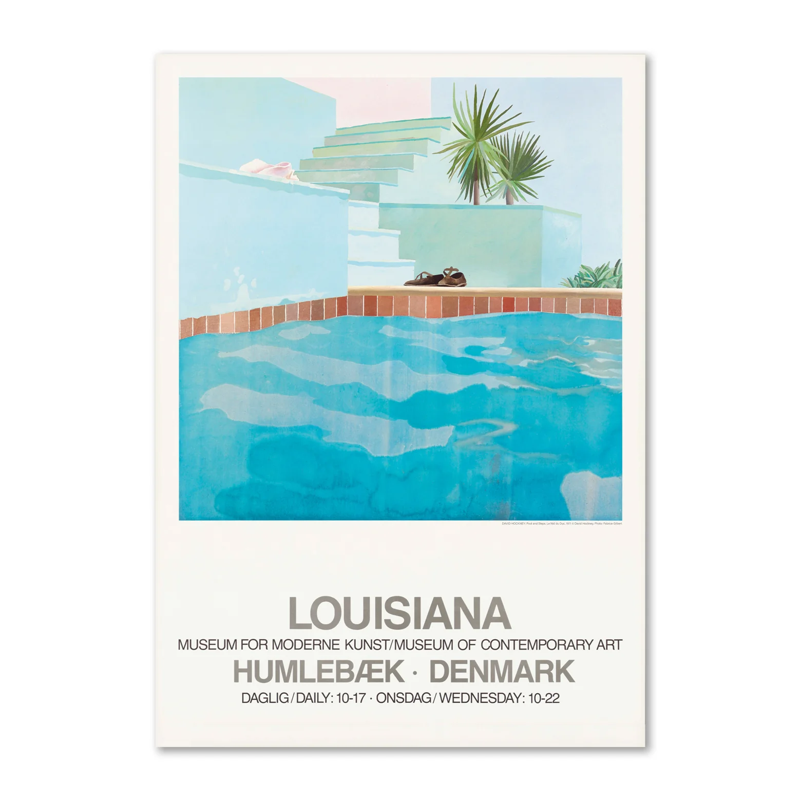 David Hockney – Pool and Steps (1971)