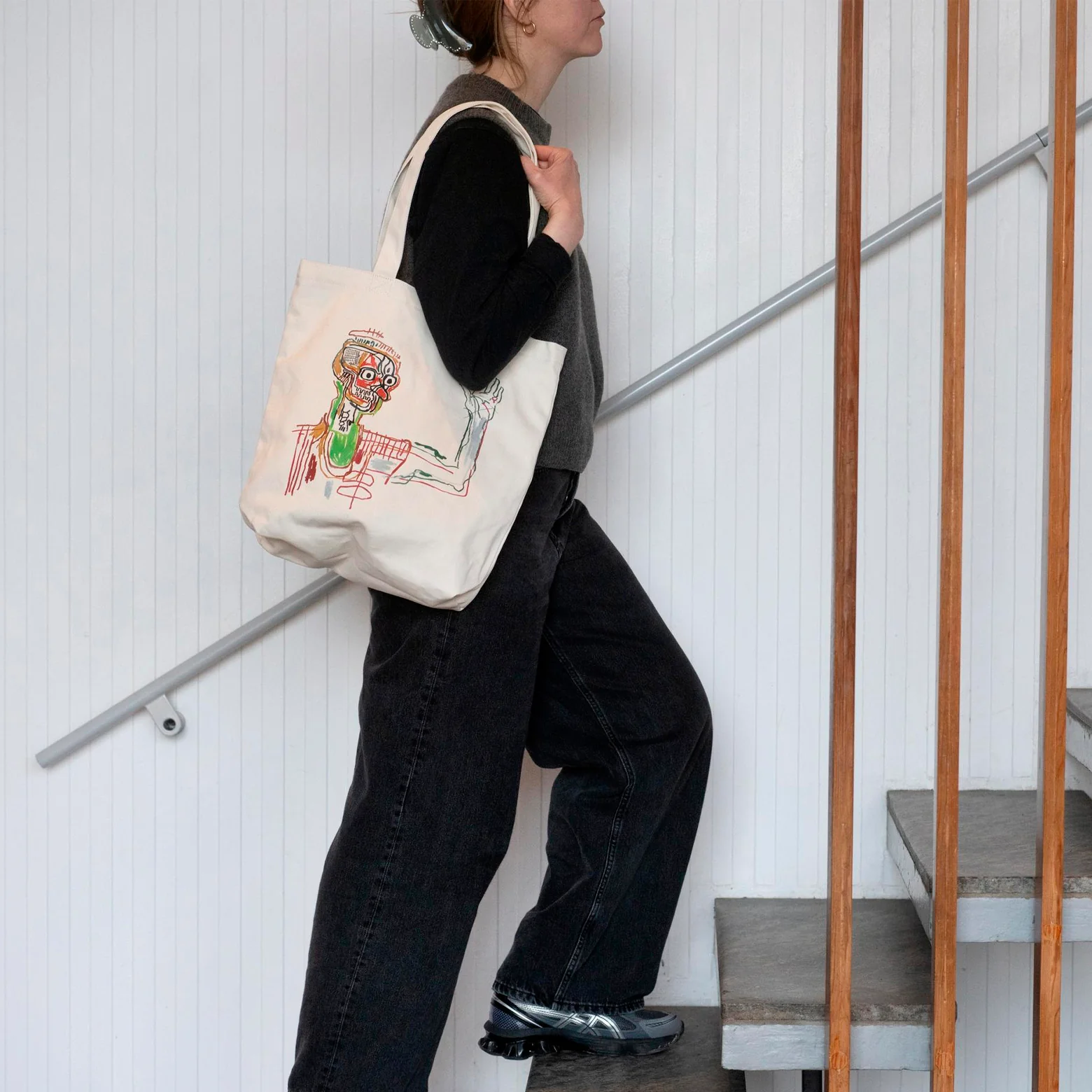 Tote Bag Basquiat Headstrong Mosquito Coil