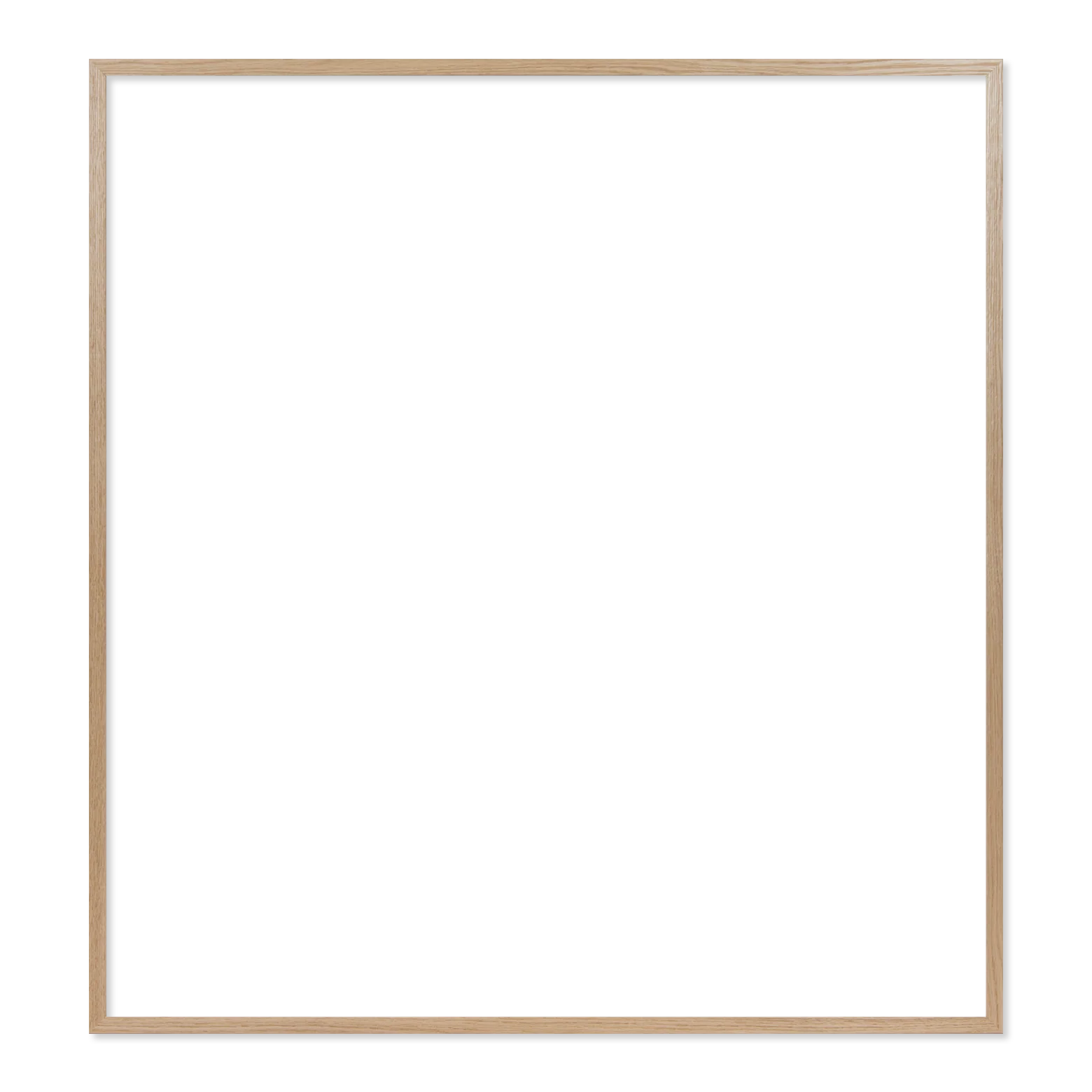 Ramme 100 x 107 cm – egetræ natur - Image 2