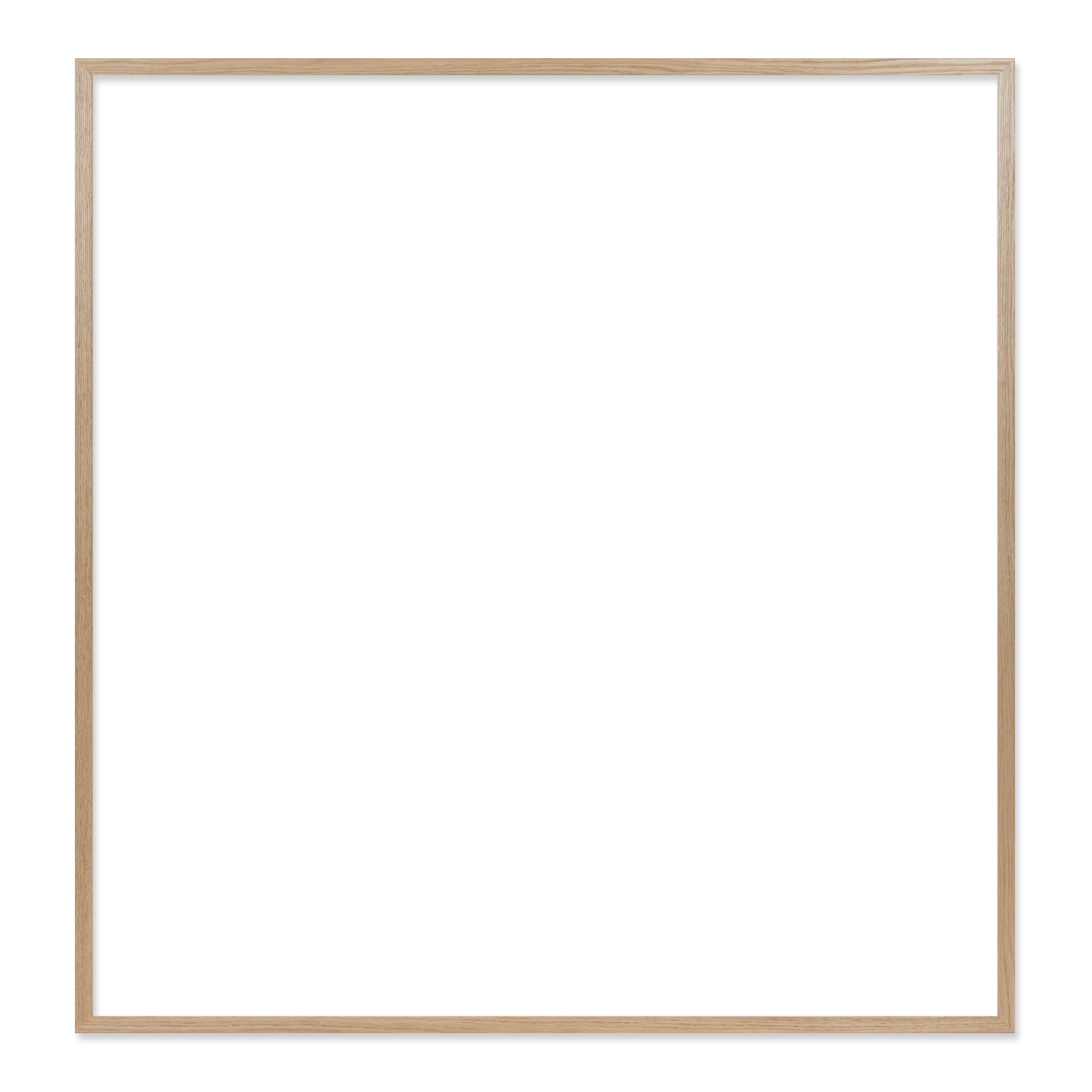 Ramme 116.9 x 121.9 cm – egetræ natur