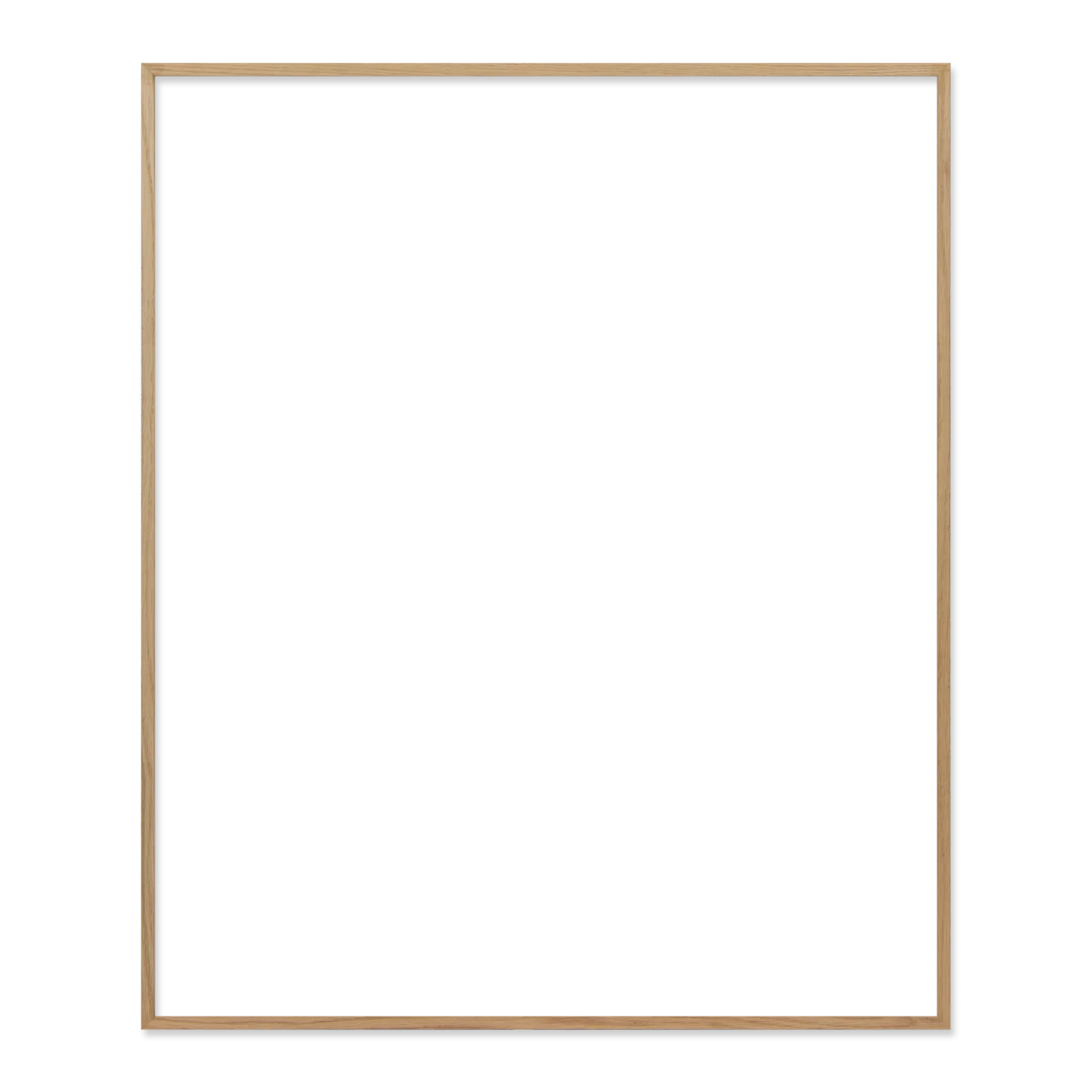 Ramme 59.4 x 71.4 cm – egetræ natur - Image 2