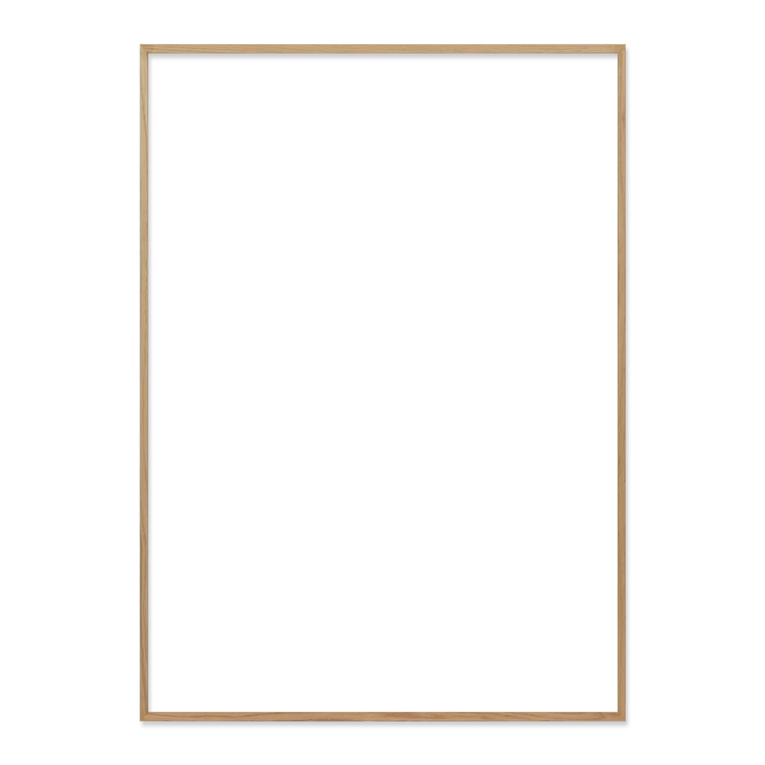 Ramme 59.4 x 83.2 cm – egetræ natur - Image 2