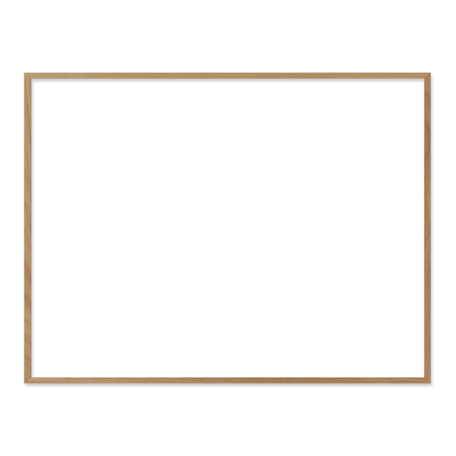 Ramme 60 x 45 cm – egetræ natur - Image 2