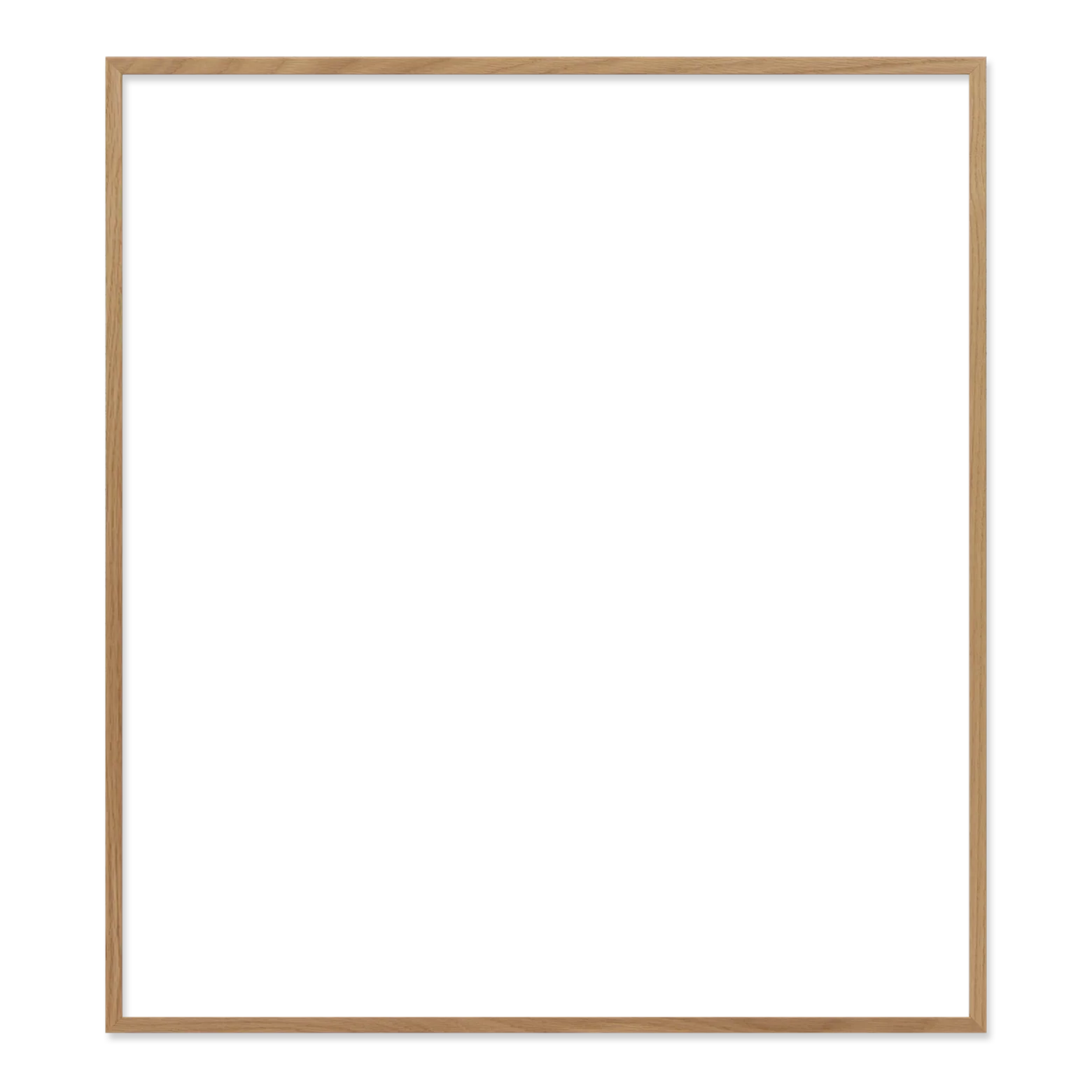 Ramme 60 x 66.5 cm – egetræ natur - Image 2