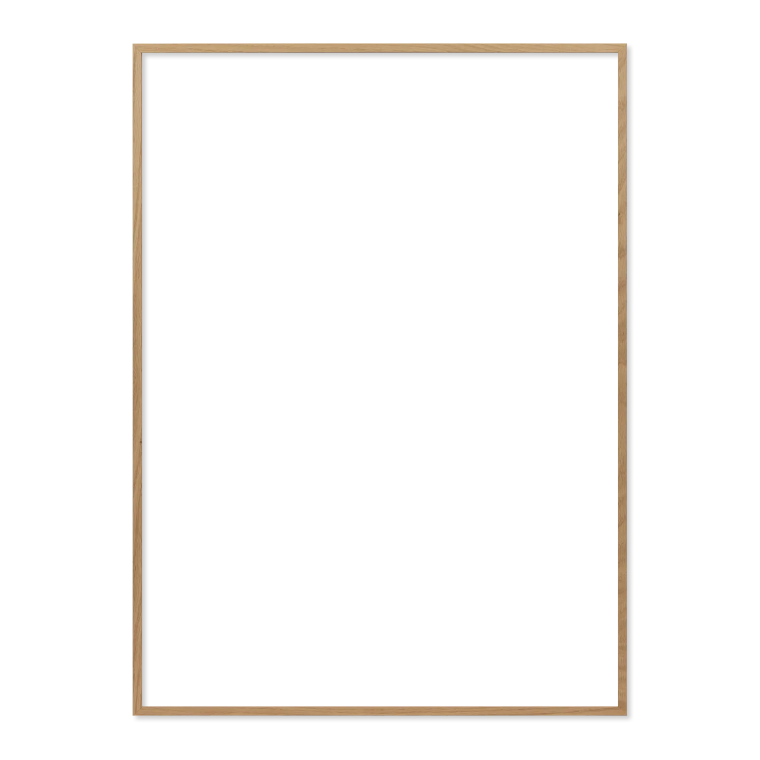 Ramme 62 x 84.9 cm – egetræ natur