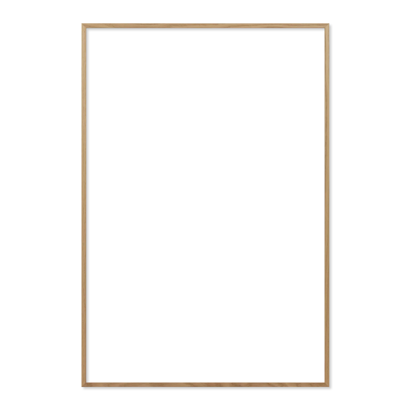 Ramme 62 x 92 cm – egetræ natur - Image 2