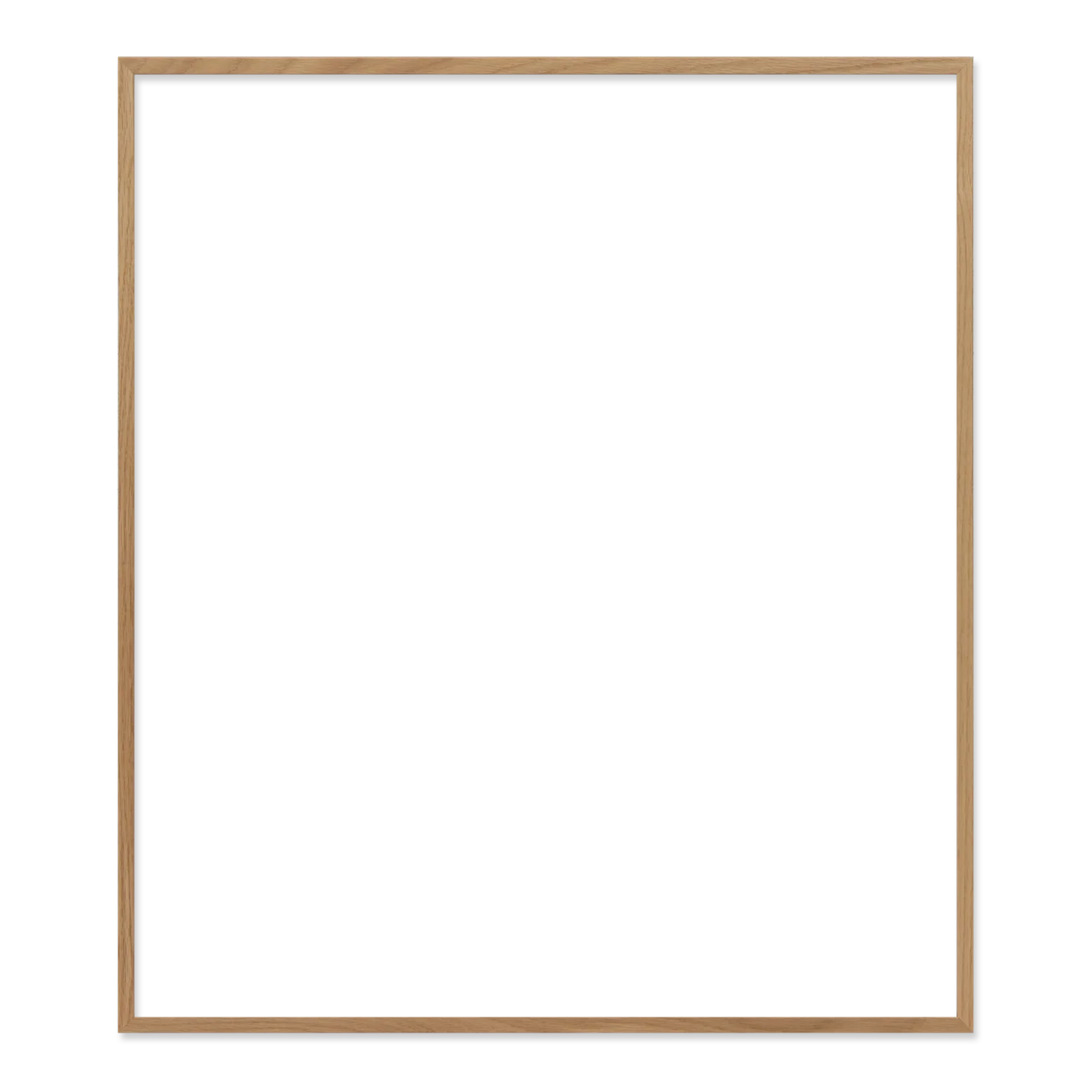 Ramme 68 x 59.4 cm – egetræ natur - Image 2