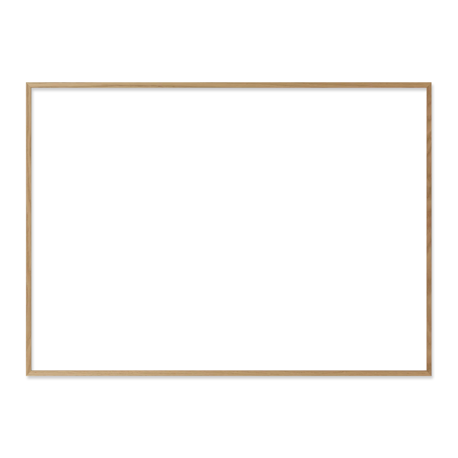 Ramme 70 x 100 cm – egetræ natur - Image 2