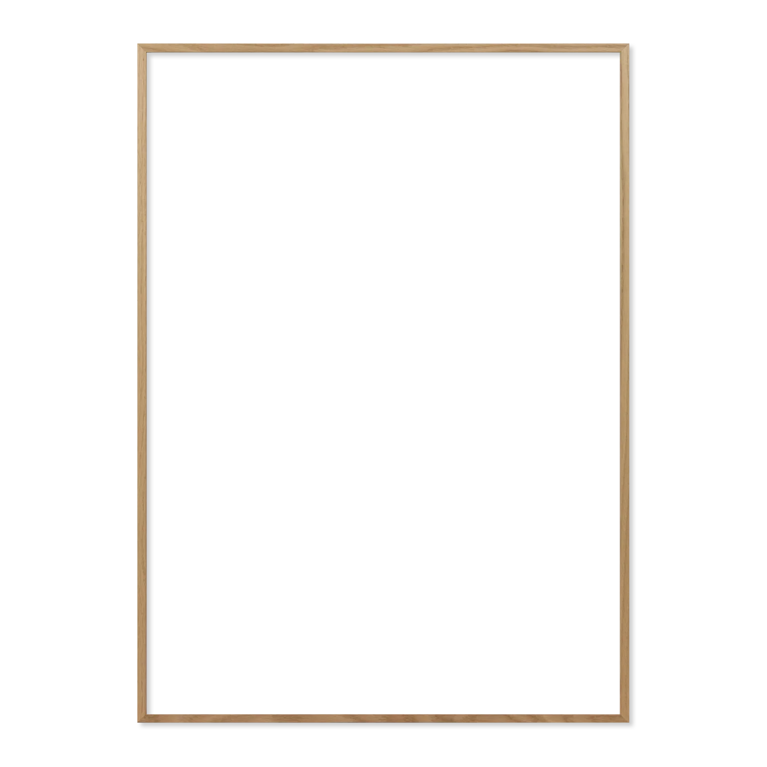 Ramme 70 x 100 cm – egetræ natur - Image 3