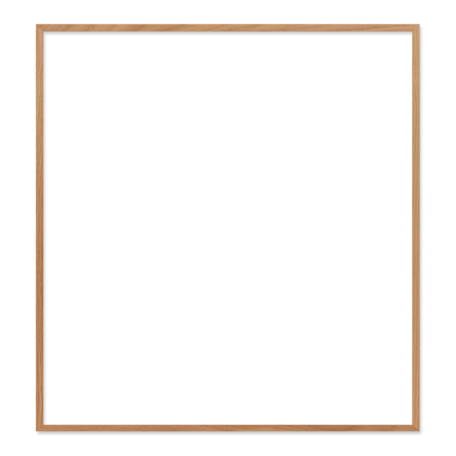 Ramme 79 x 84.1 cm – egetræ natur