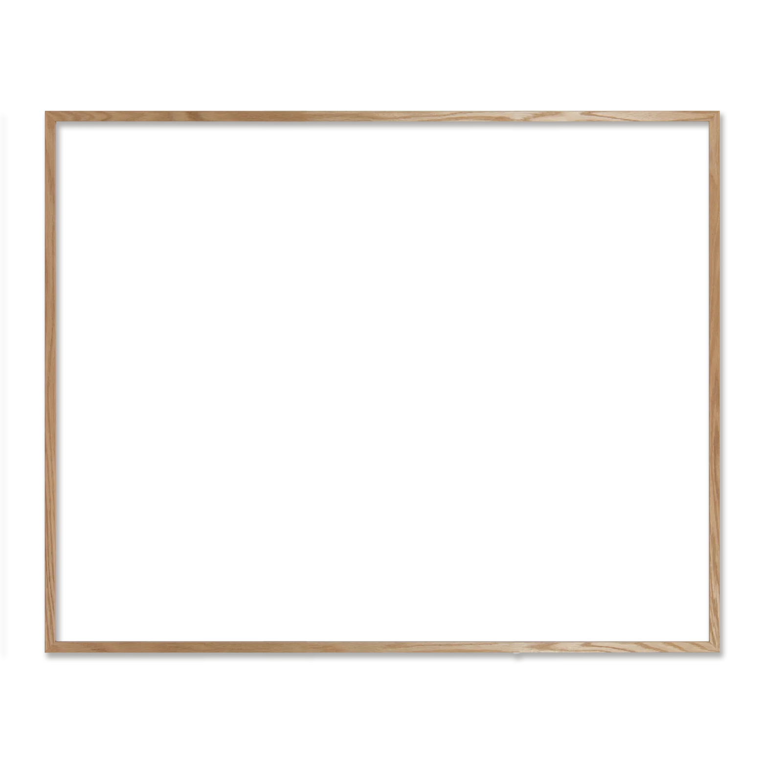 Ramme 80 x 100 cm – egetræ natur - Image 2