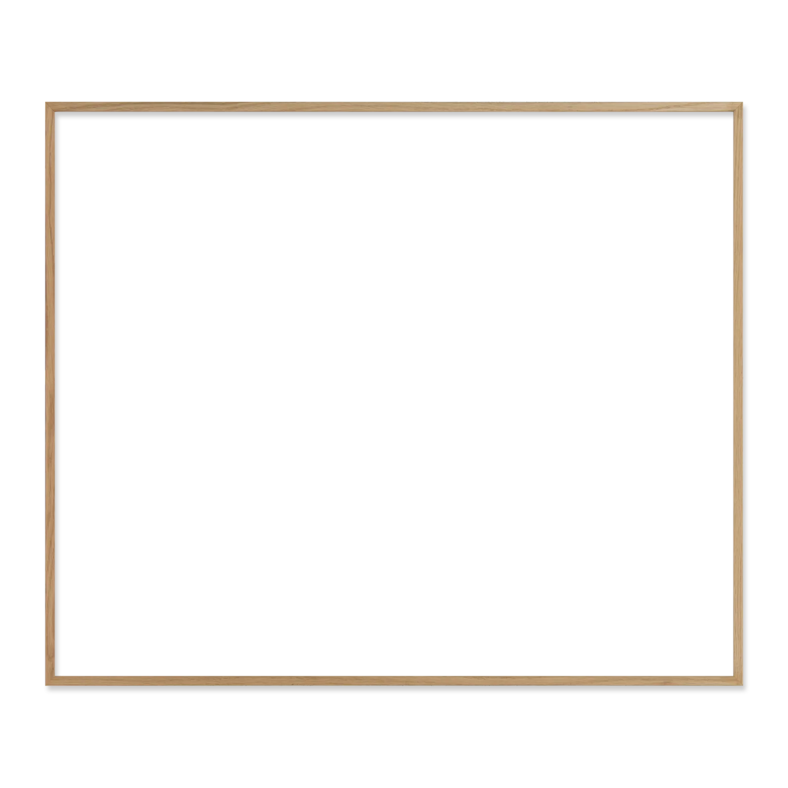 Ramme 84 x 70 cm – egetræ natur