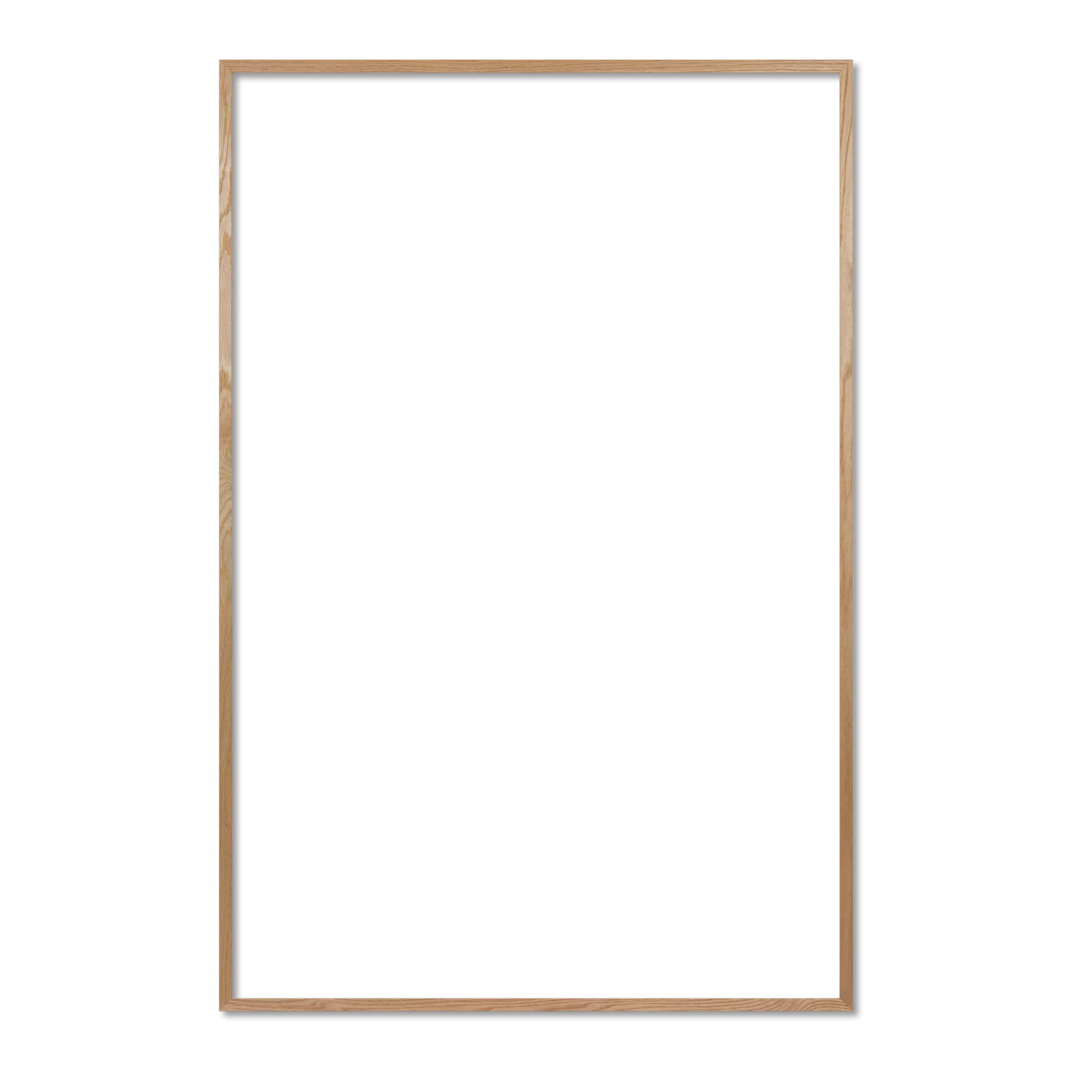 Ramme 92 x 140.3 cm – egetræ natur - Image 2