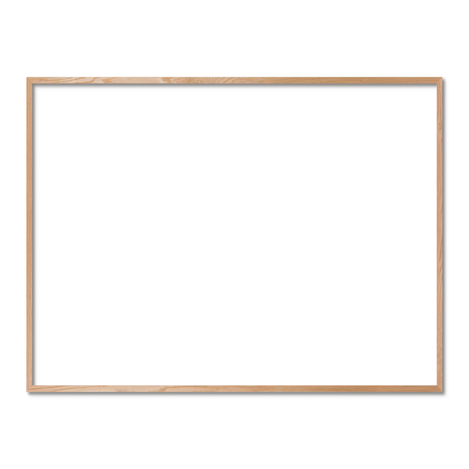Ramme 70 x 68 cm – egetræ natur - Image 3