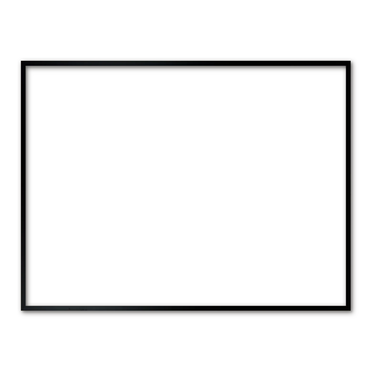 Ramme 84.1 x 112.2 cm – sort egetræ - Image 3
