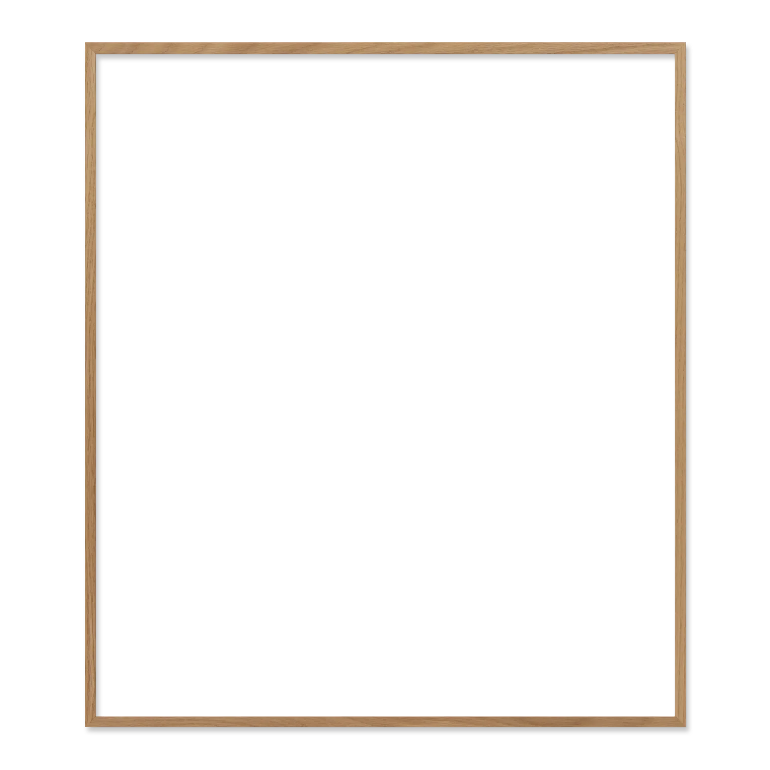 Ramme 42 x 48 cm – egetræ natur - Image 2