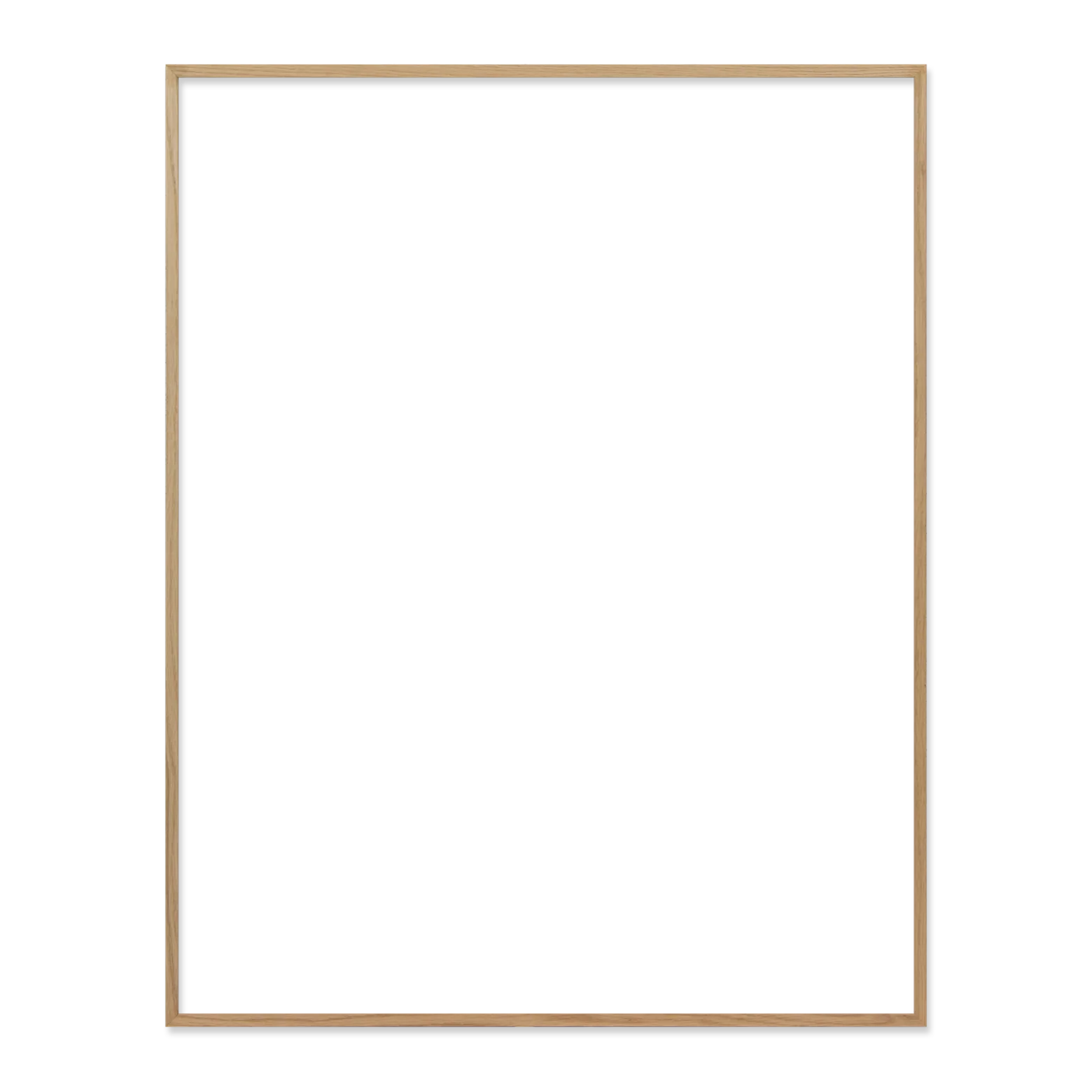 Ramme 57.5 x 72.8 cm – egetræ natur