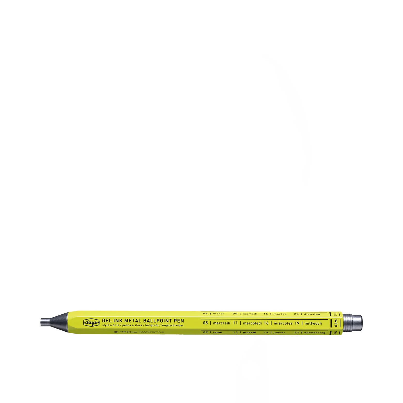Gel Metal Ballpoint pen – Days - Image 2