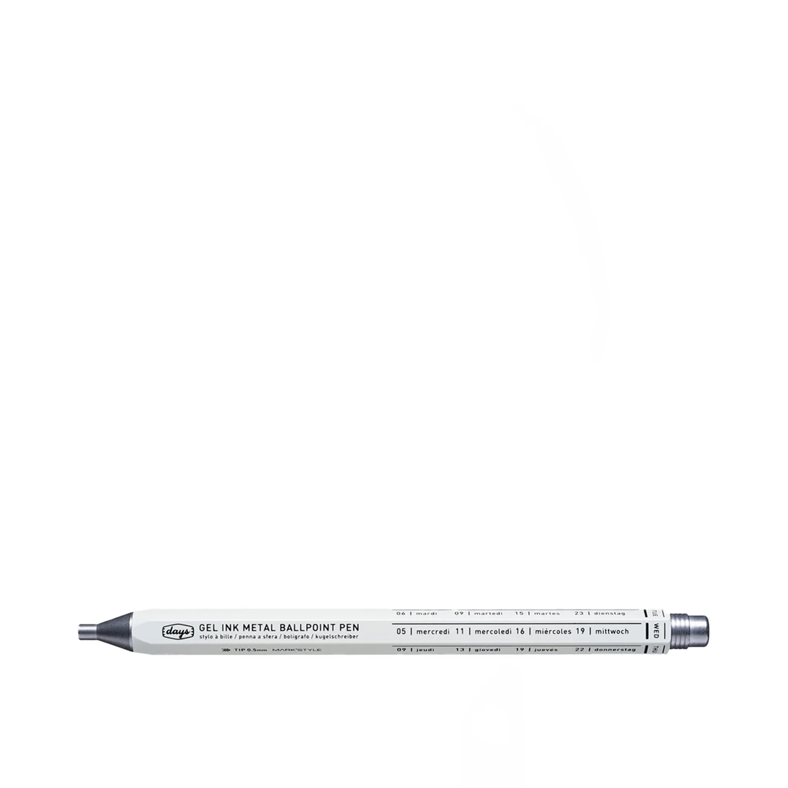 Gel Metal Ballpoint pen – Days - Image 3