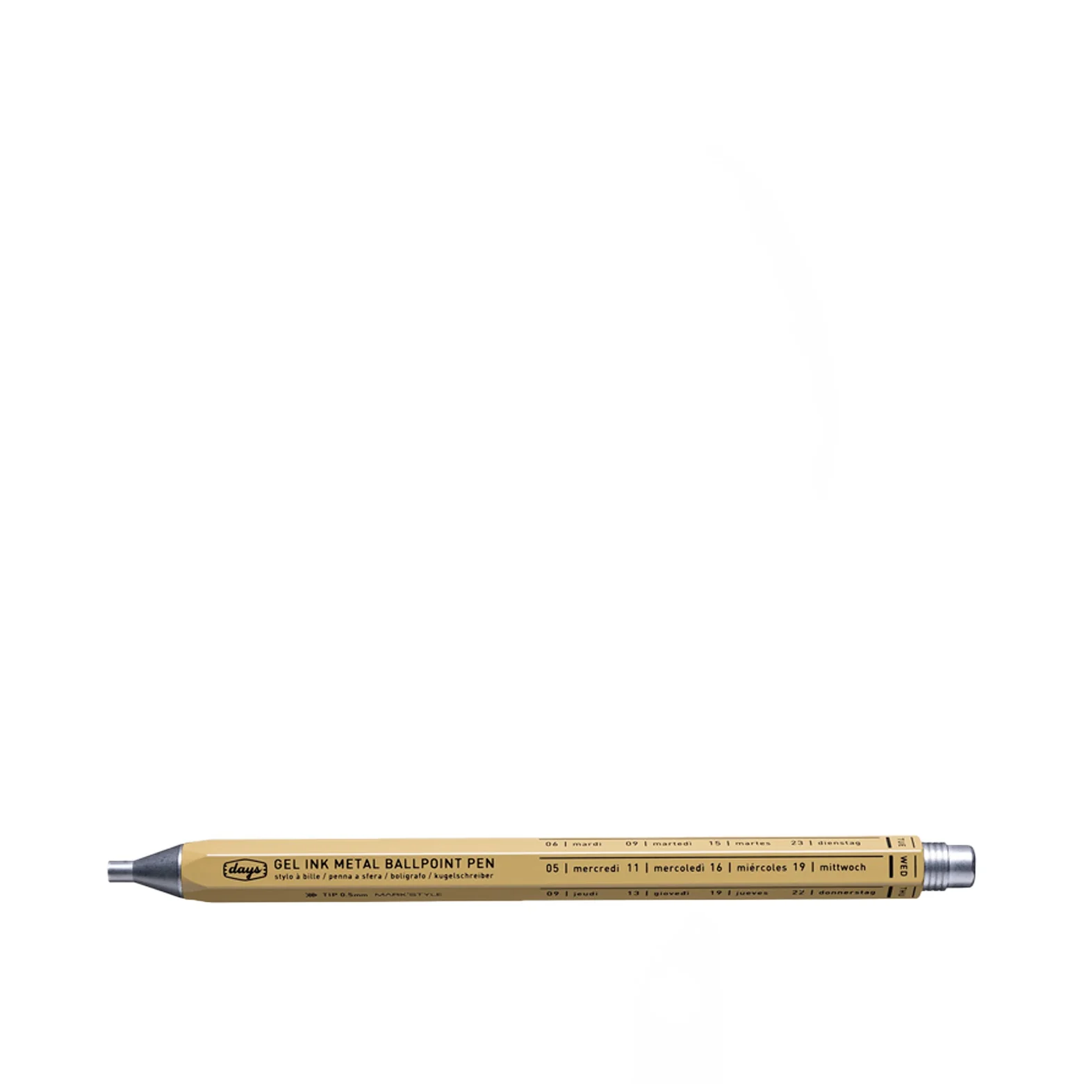 Gel Metal Ballpoint pen – Days - Image 9