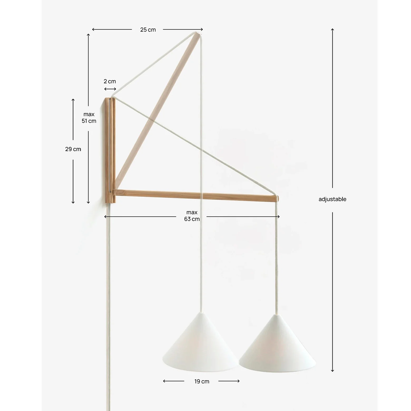 Væglampe – Suspended Wall Lamp - Image 6