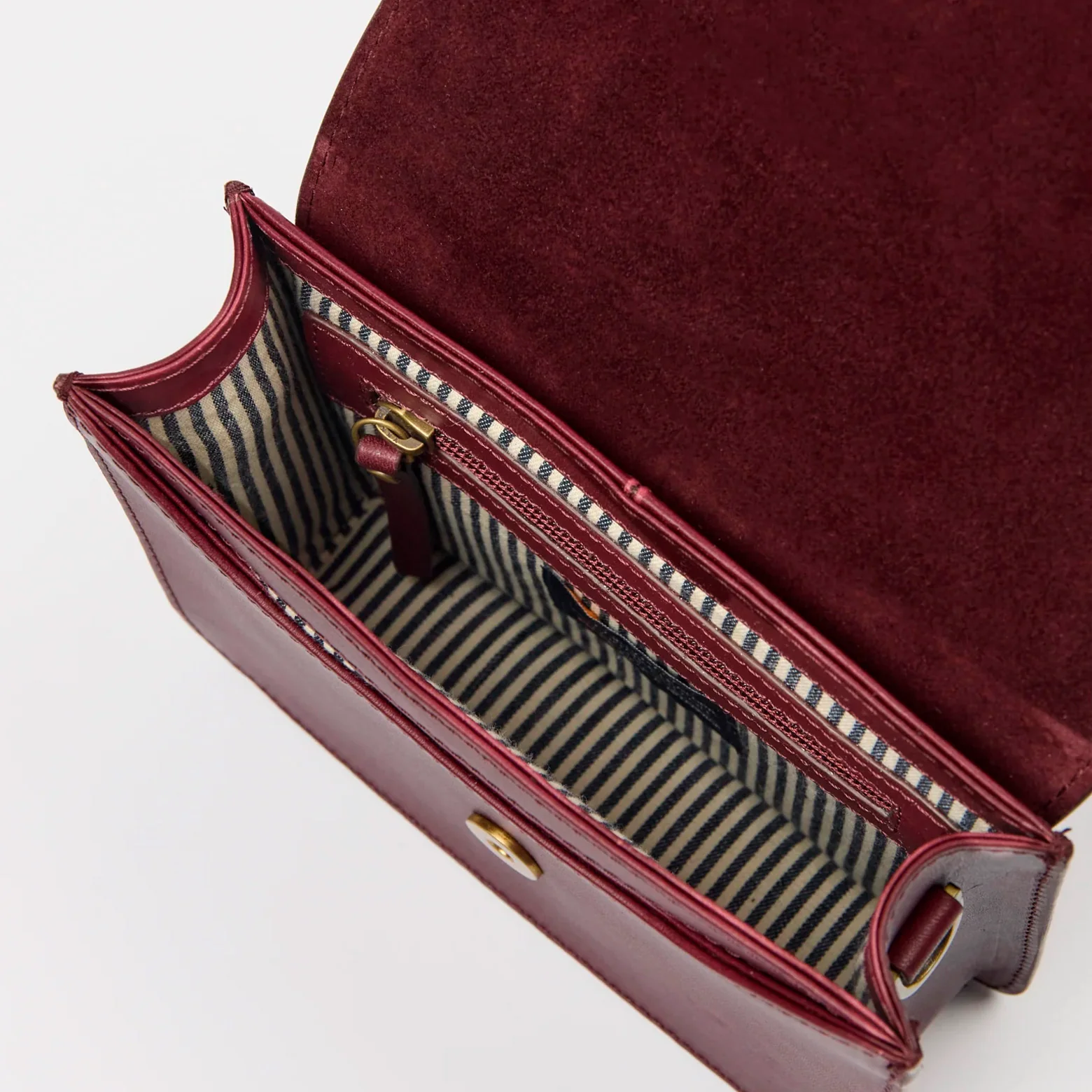 Taske – Audrey Mini Dark Cherry Classic Leather - Image 4