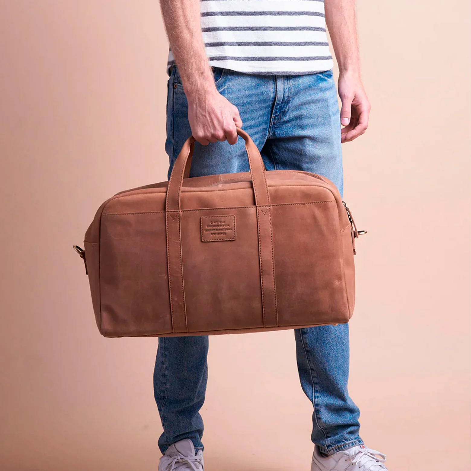 Taske – Otis Weekender Camel Hunter Leather