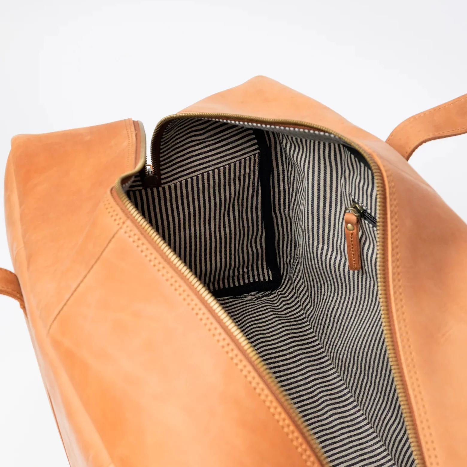 Taske – Otis Weekender Camel Hunter Leather - Image 2
