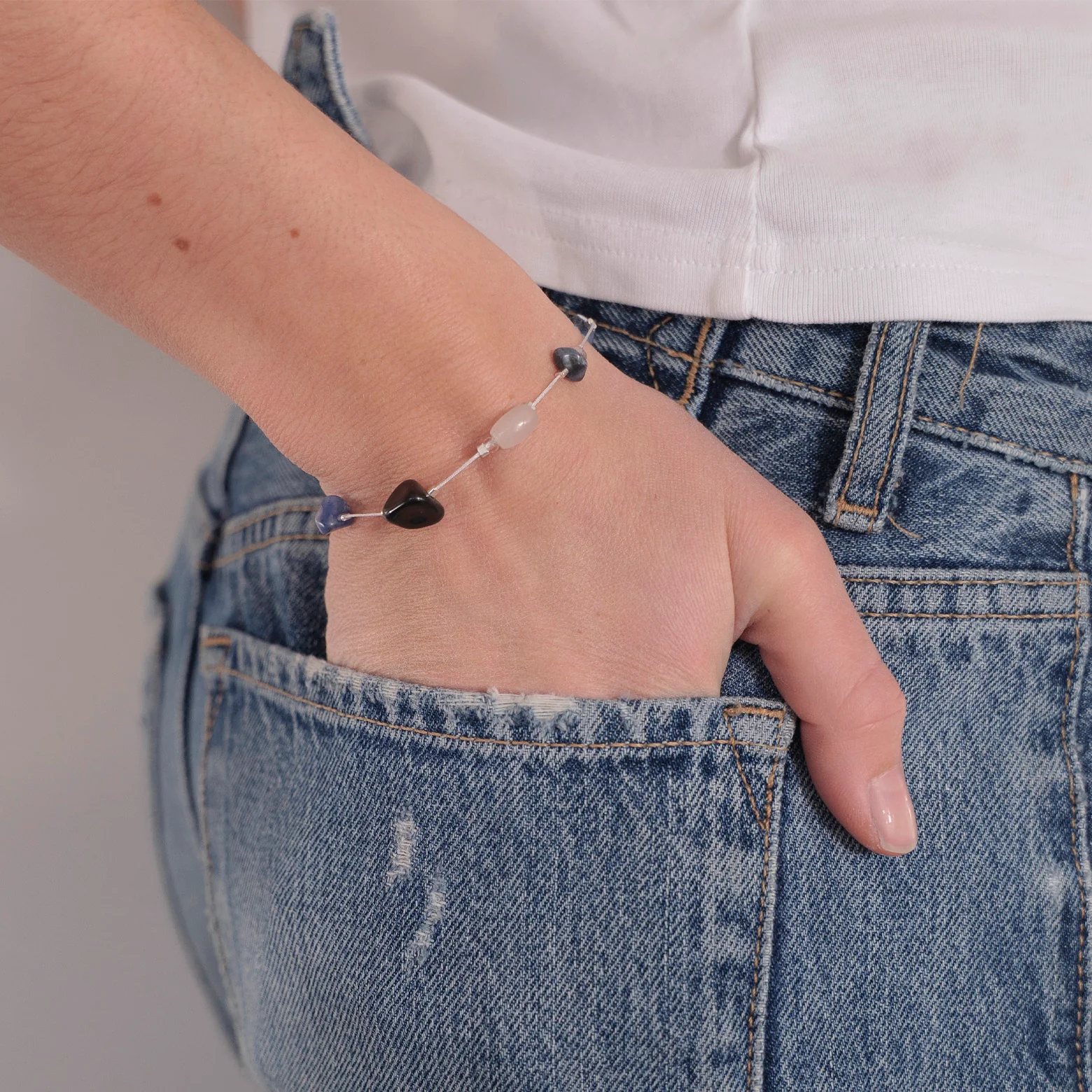 Unit armbånd – vintage perler - Image 5