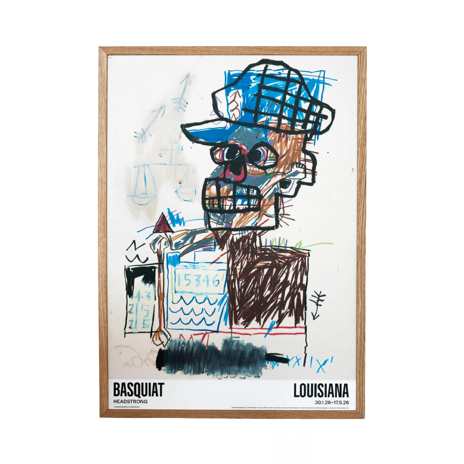 Refleksfri – Jean-Michel Basquiat – Untitled (Scales of Justice) 1982