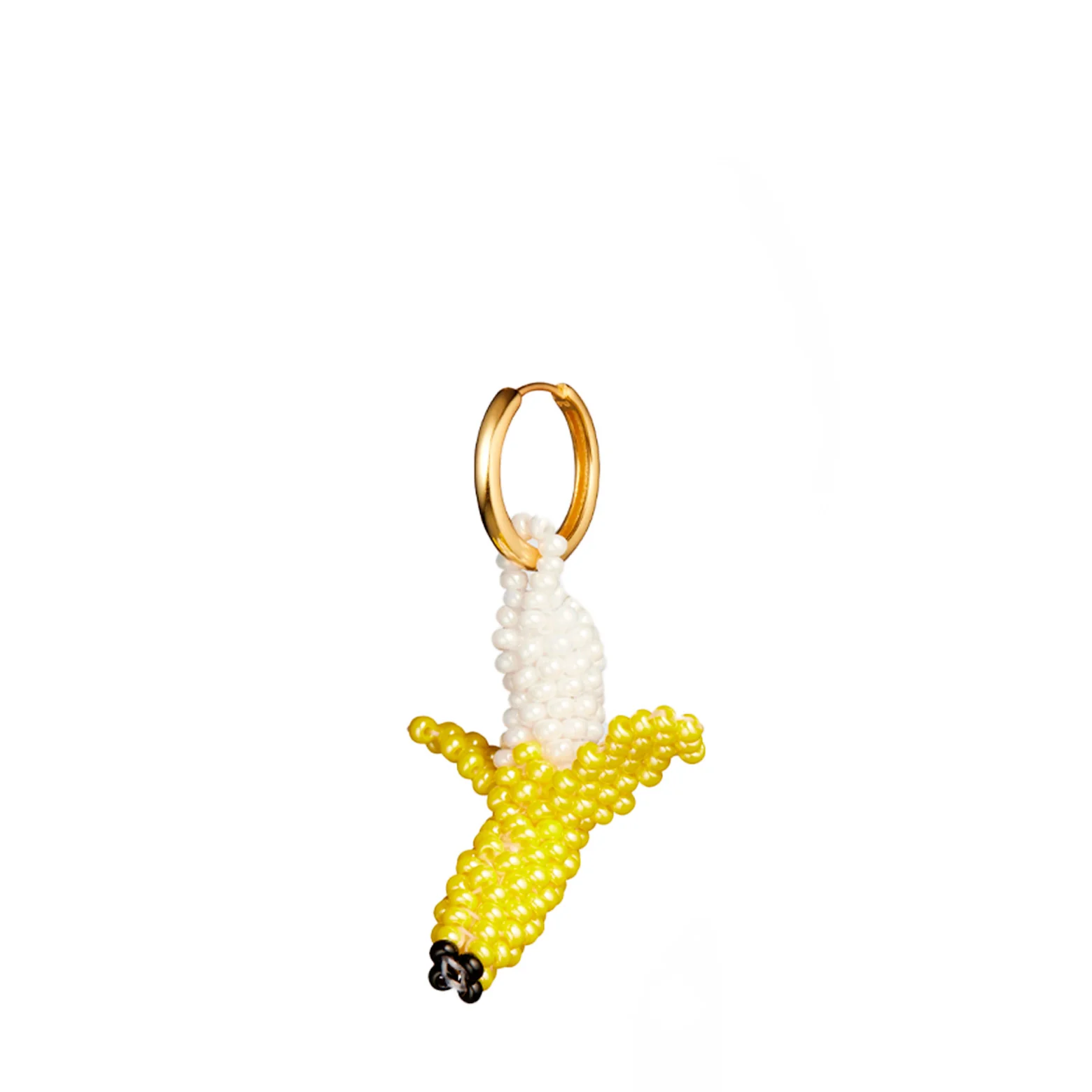 Ørering – Beaded Mini Earring Hinge Hoop - Image 4