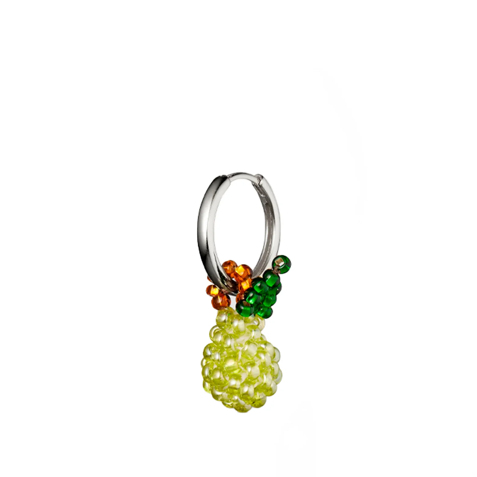 Ørering – Beaded Mini Earring Hinge Hoop - Image 5