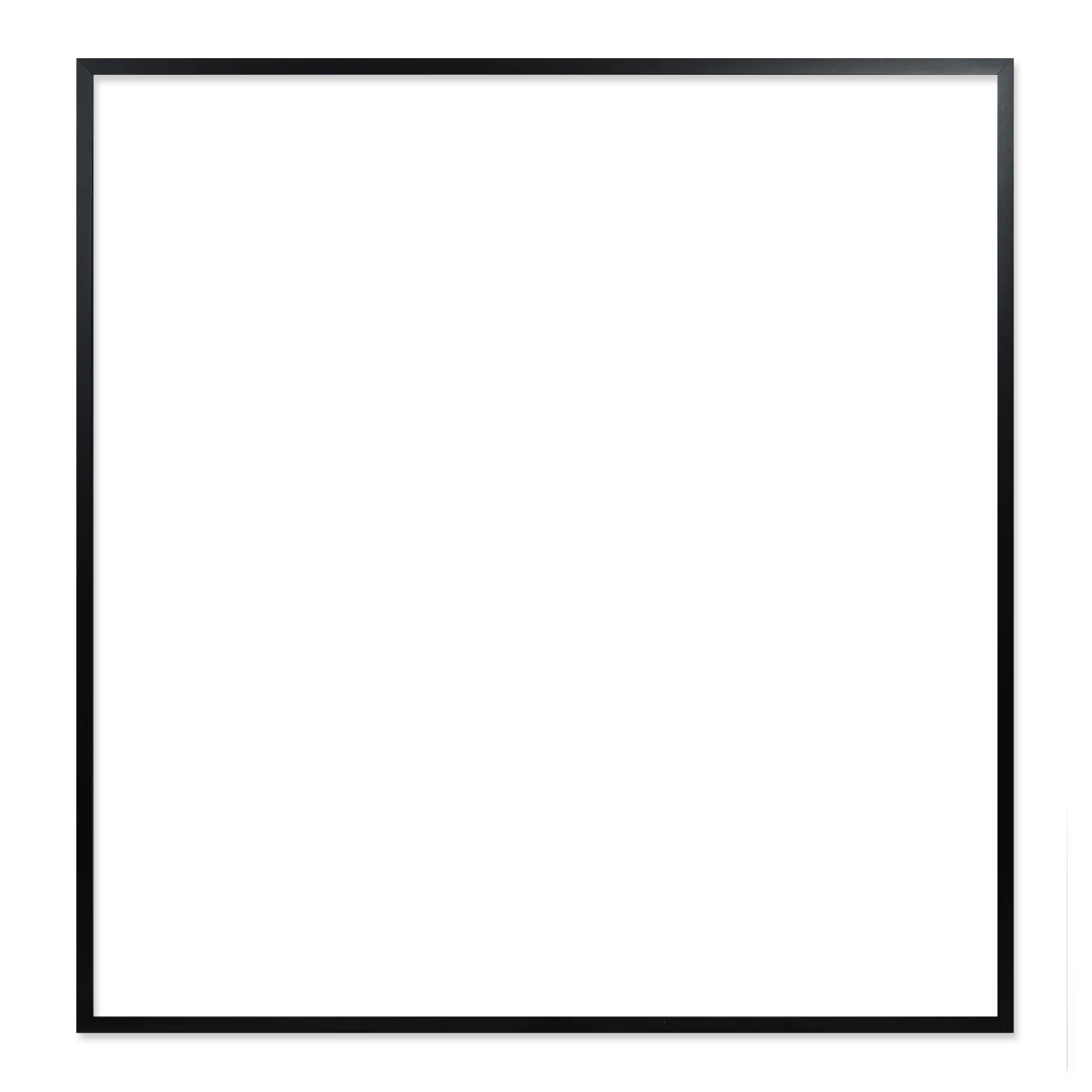 Ramme 116.9 x 121.9 cm – sort egetræ
