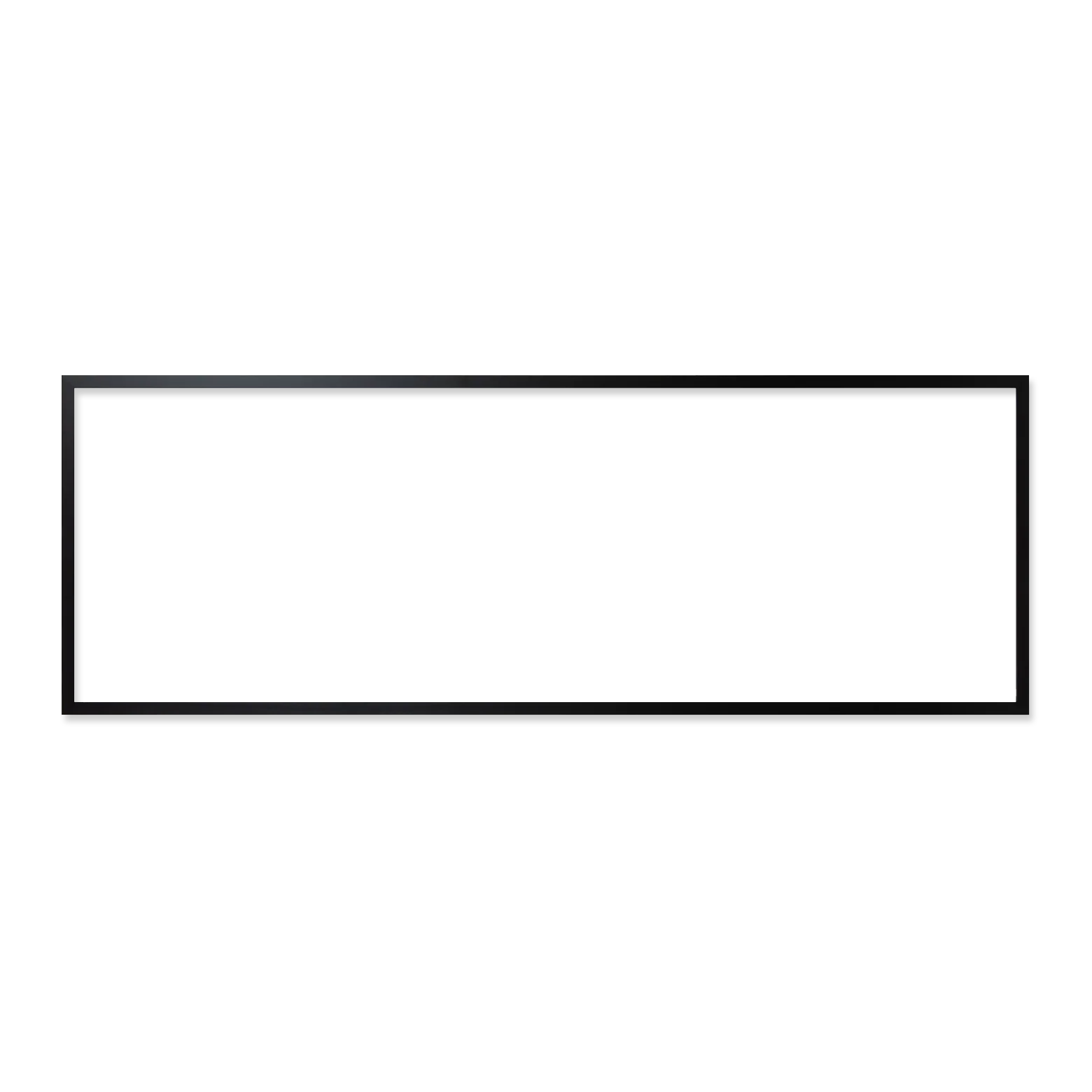 Ramme 137 x 46 cm – sort egetræ - Image 2
